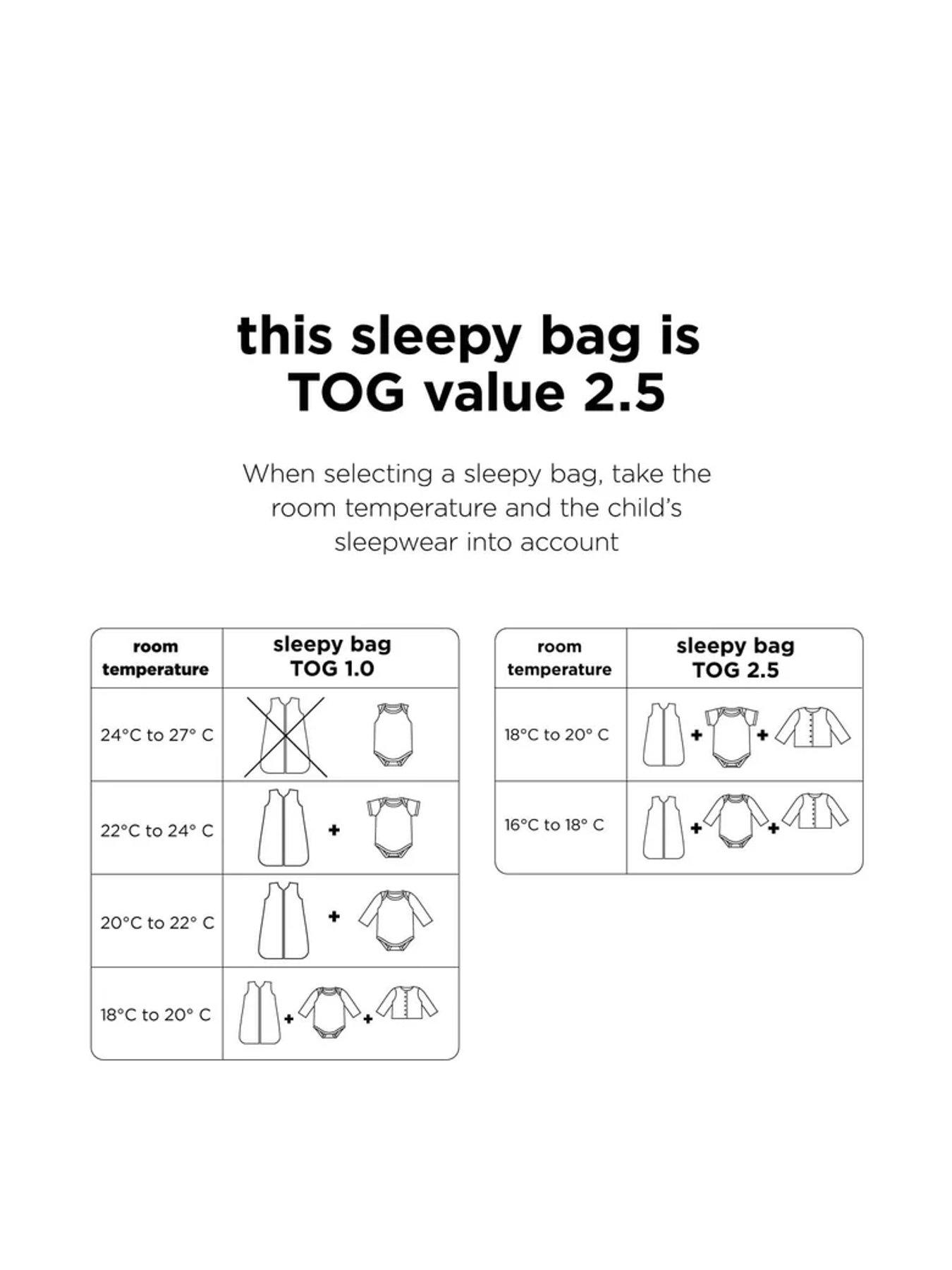 Image 3 of 3 of Done by Deer Sleepy bag Tog 2.5 70cm Playground