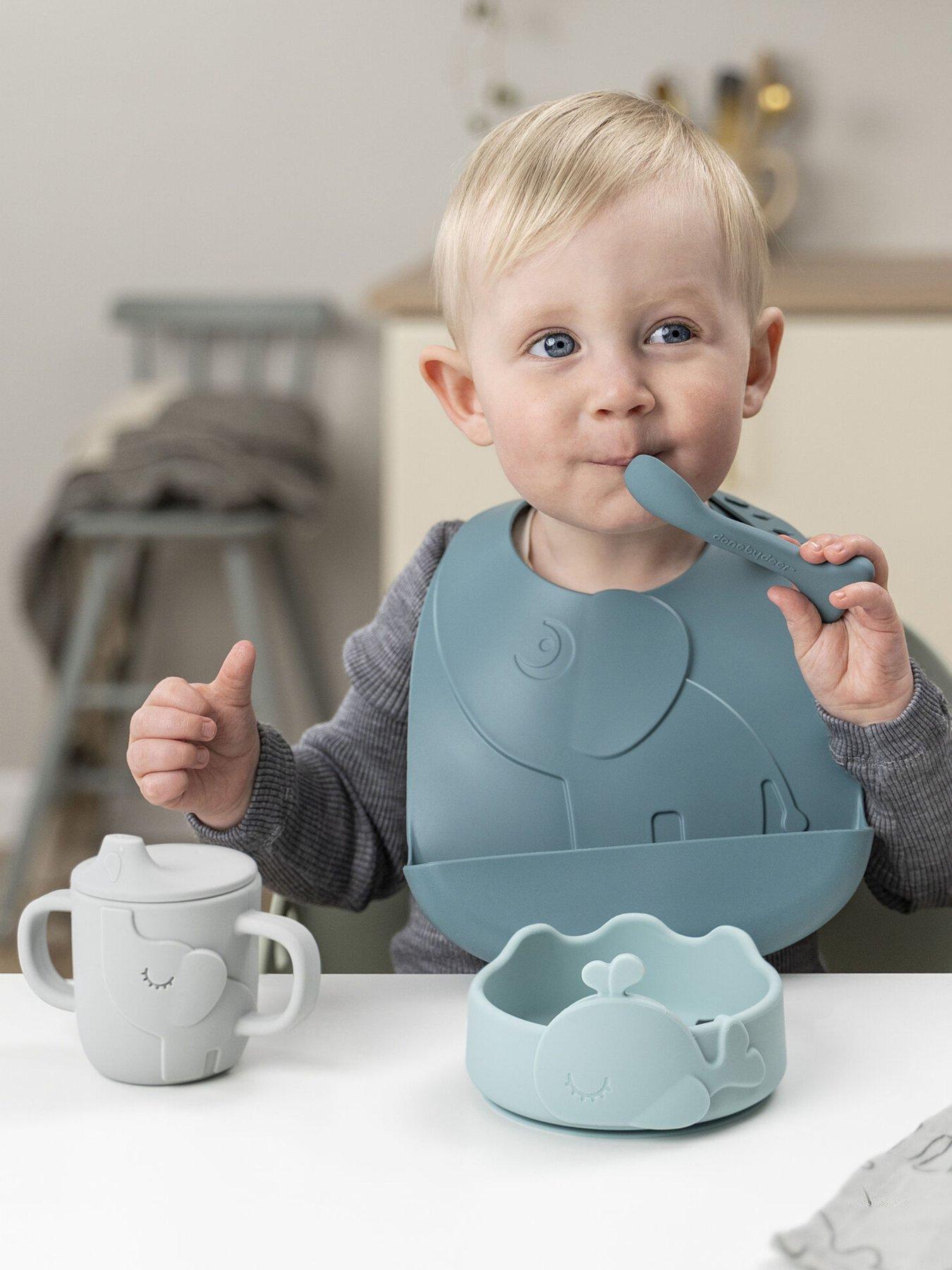 Image 1 of 4 of Done by Deer Silicone Bowl and Spoon Set Wally