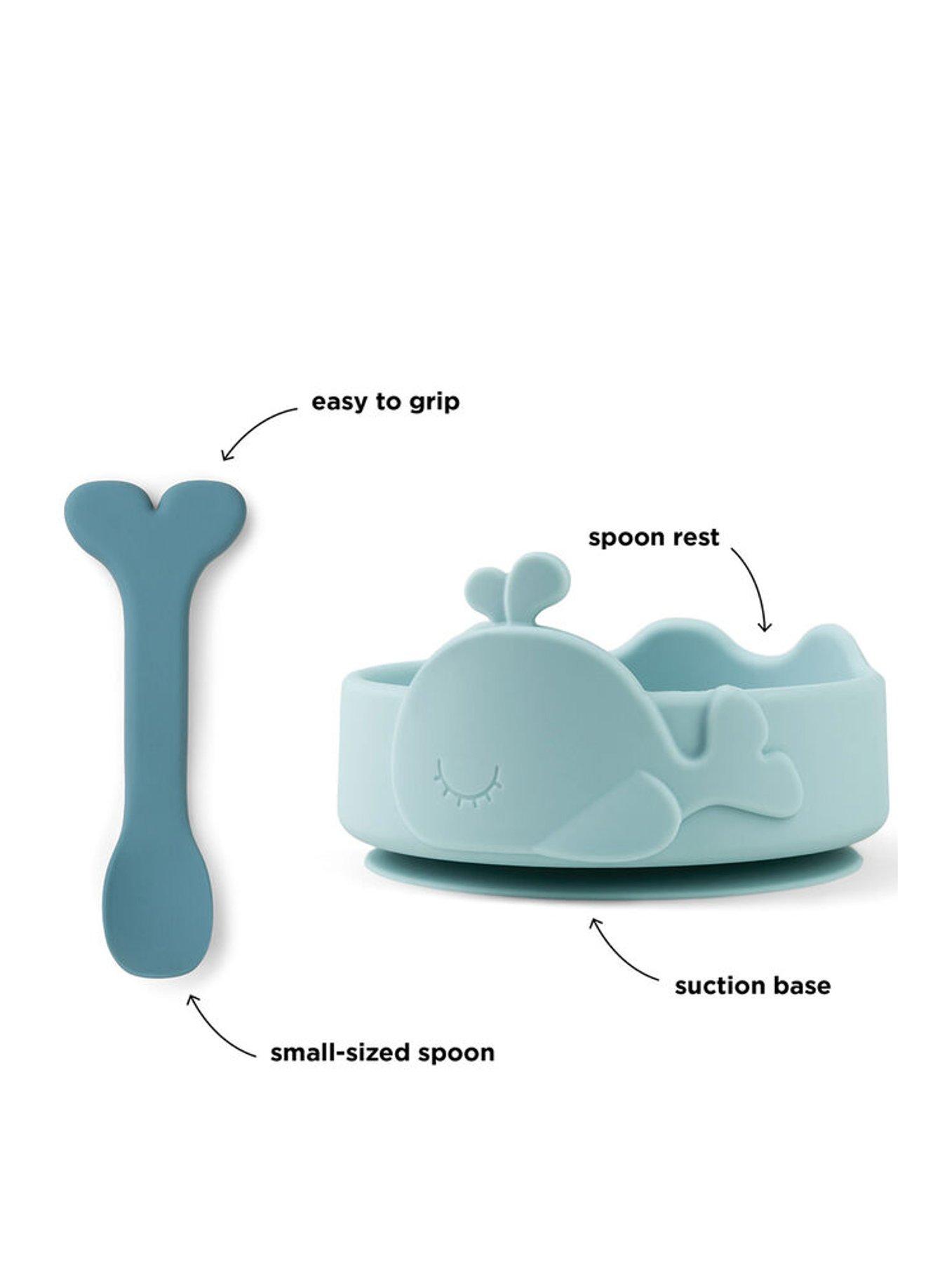 Image 3 of 4 of Done by Deer Silicone Bowl and Spoon Set Wally