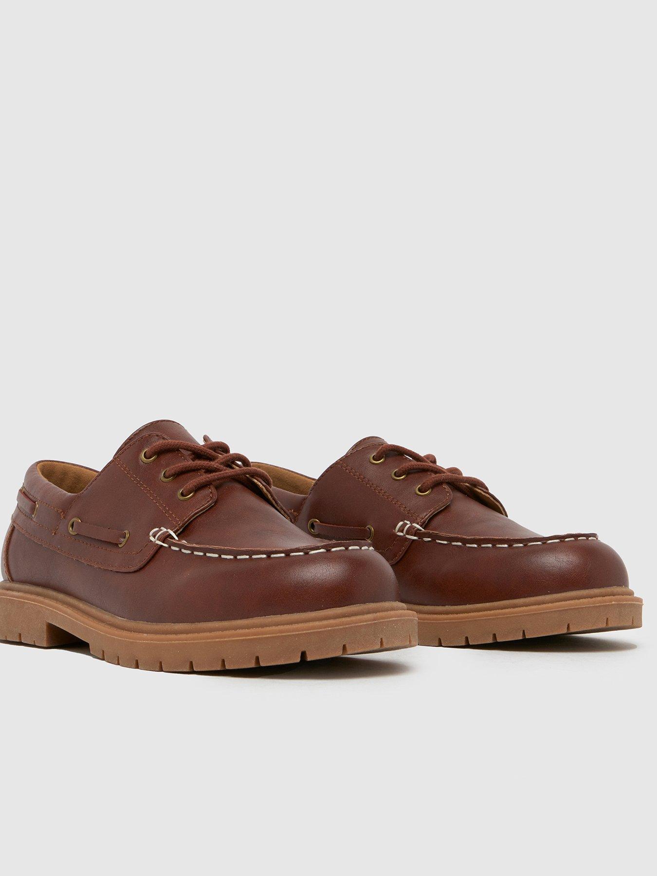 Image 2 of 4 of Schuh Lance Youth Boat Shoe - Brown