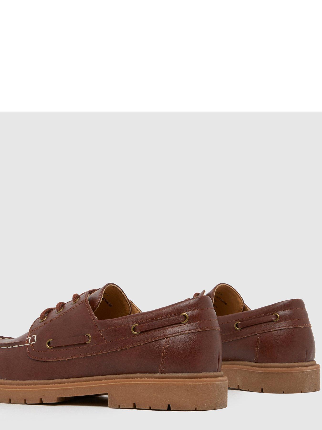 Image 4 of 4 of Schuh Lance Youth Boat Shoe - Brown