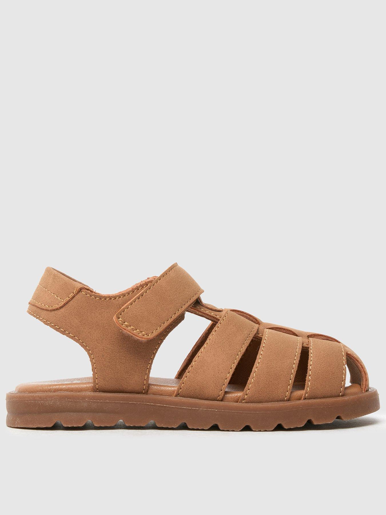 Schuh Toddler Titus Fisherman Walking Sandals - Brown