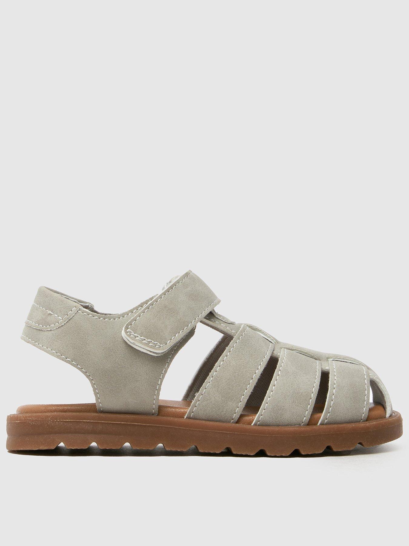 undefined Toddler Titus Fisherman Walking Sandals - Grey