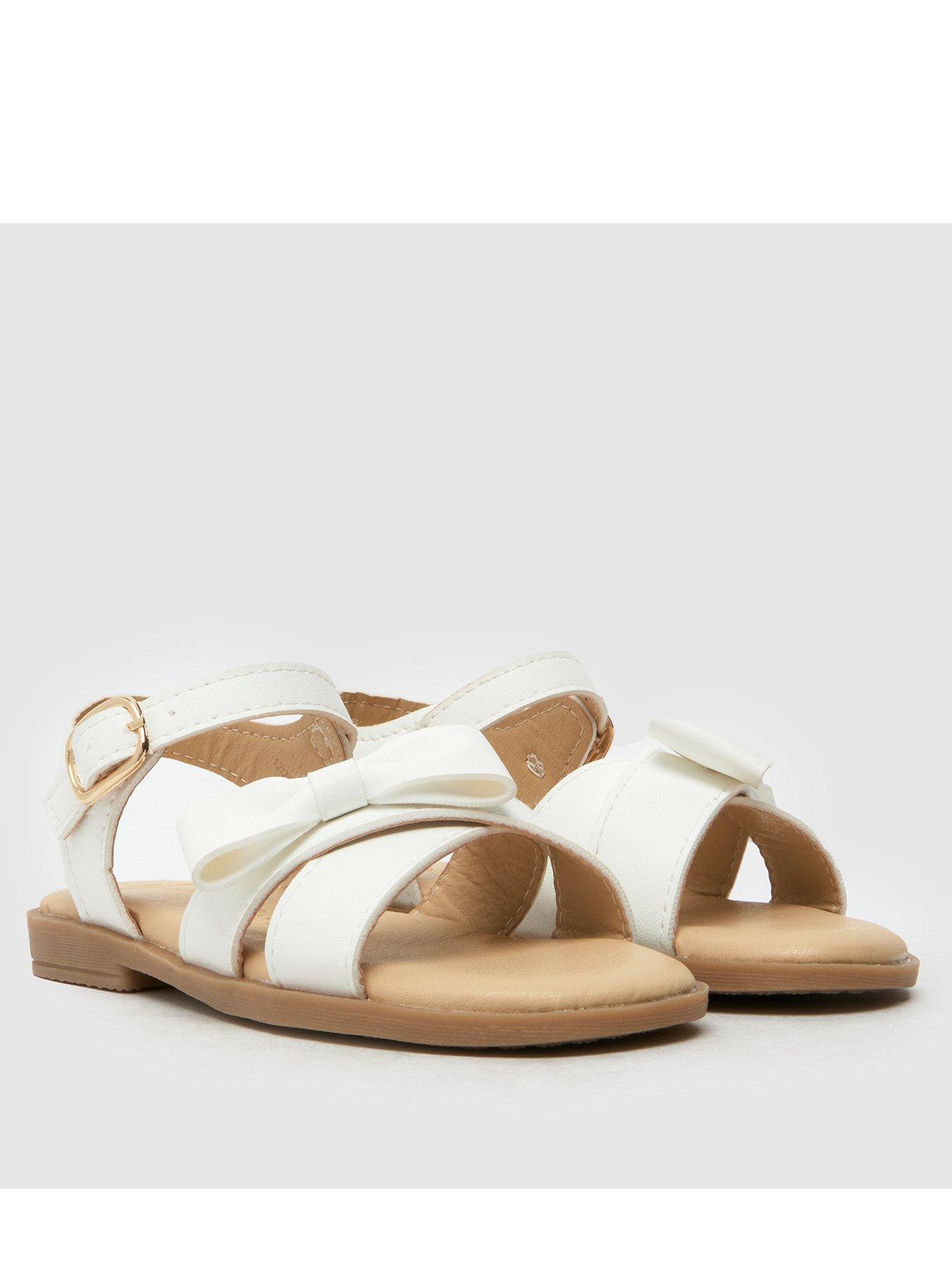 Image 2 of 4 of Schuh Toddler Tinker Bow Sandal - White