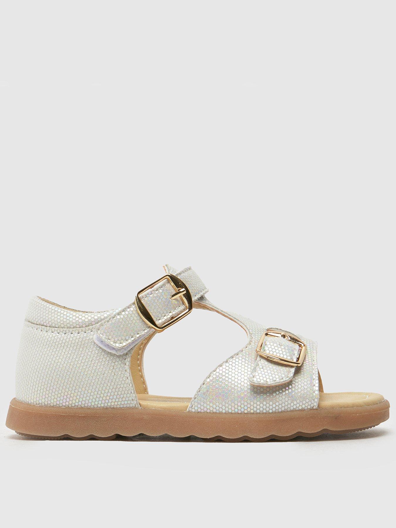 Schuh Toddler Tawney Buckle Sandal - White