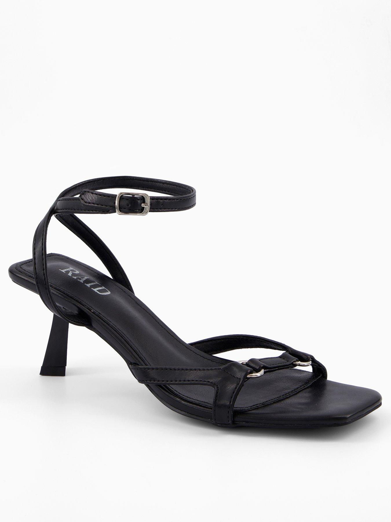 undefined Macie Mid Heel  Sandal - Black