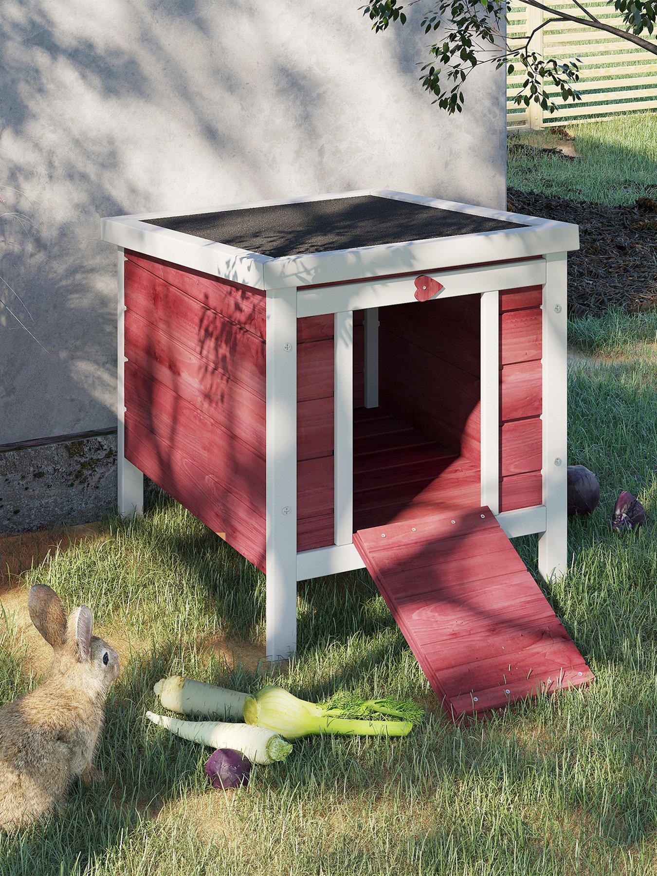 PawHut Rabbit Hutch