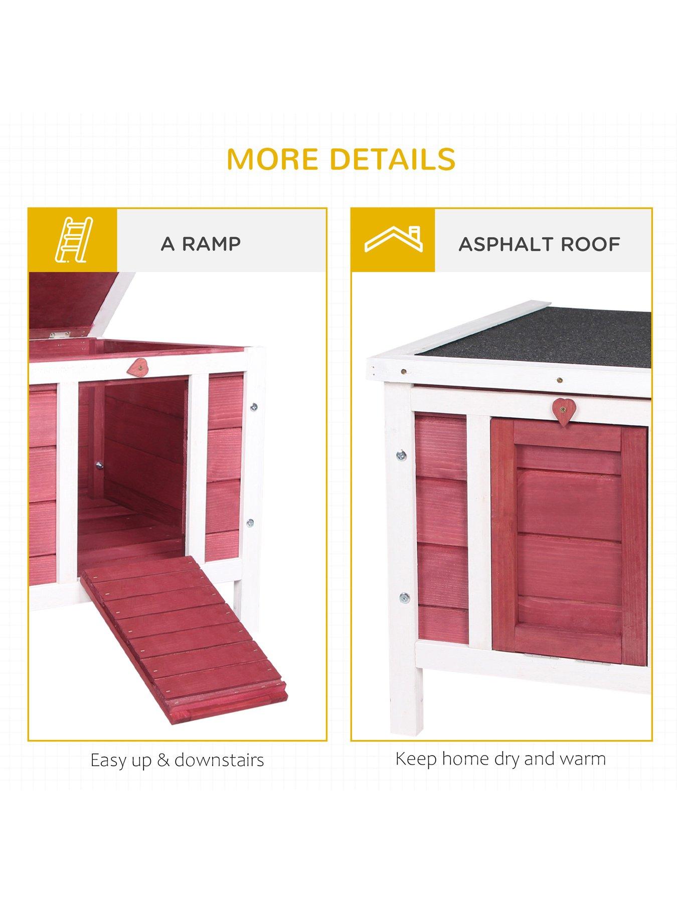 Image 5 of 7 of PawHut Rabbit Hutch