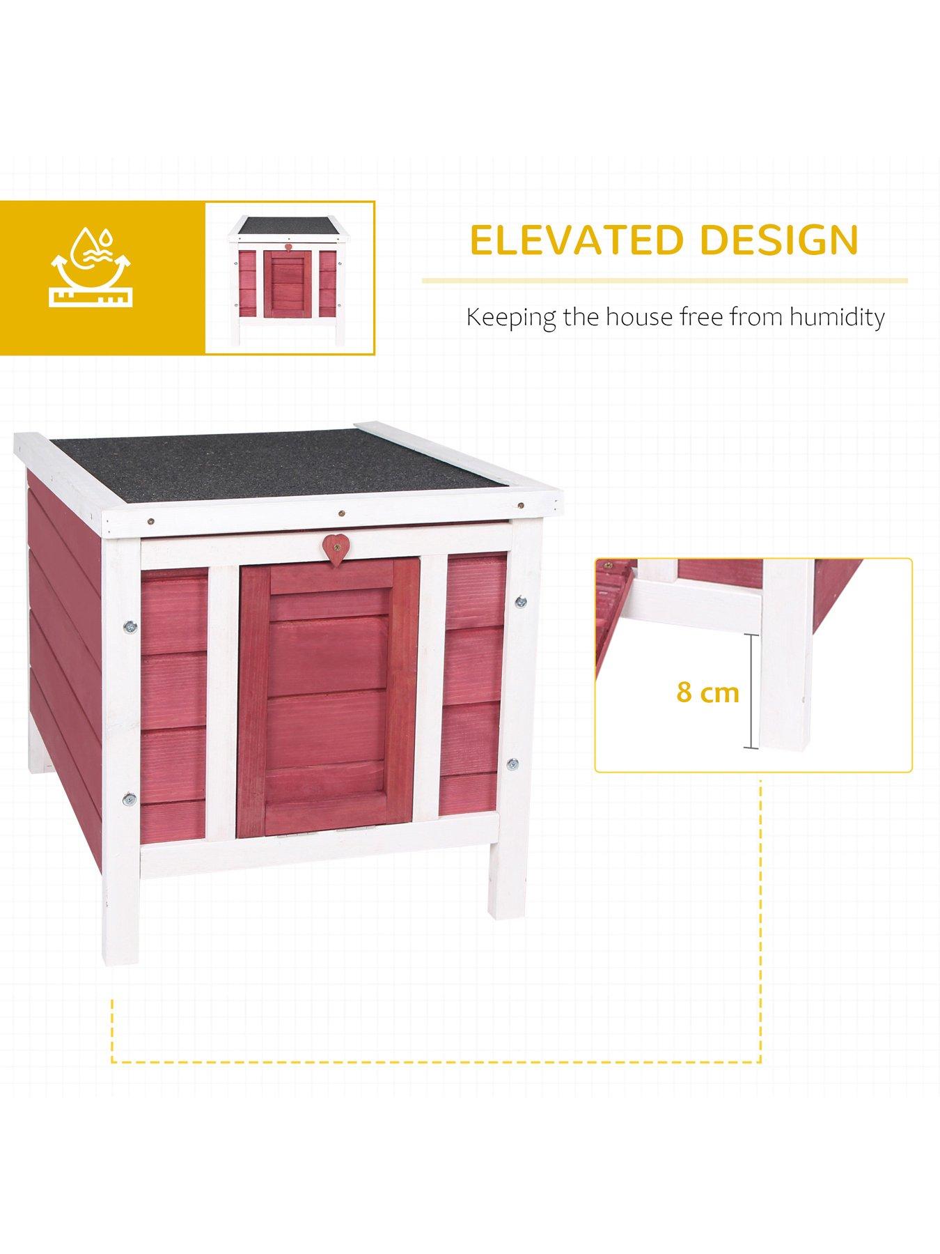 Image 6 of 7 of PawHut Rabbit Hutch