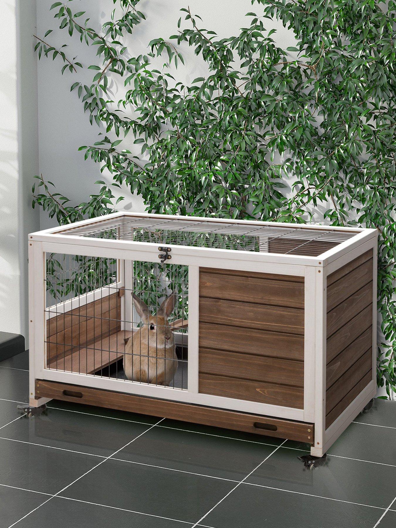 Image 1 of 7 of PawHut Rabbit Hutch