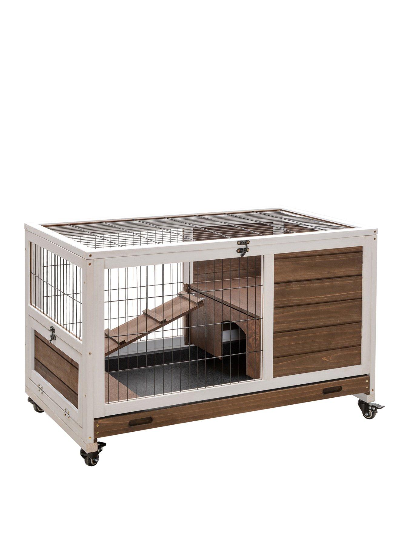 Image 2 of 7 of PawHut Rabbit Hutch