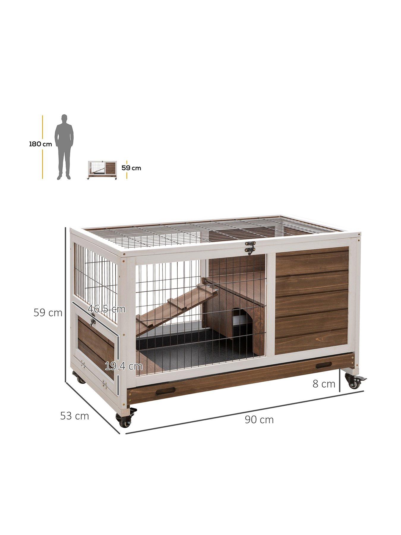 Image 3 of 7 of PawHut Rabbit Hutch