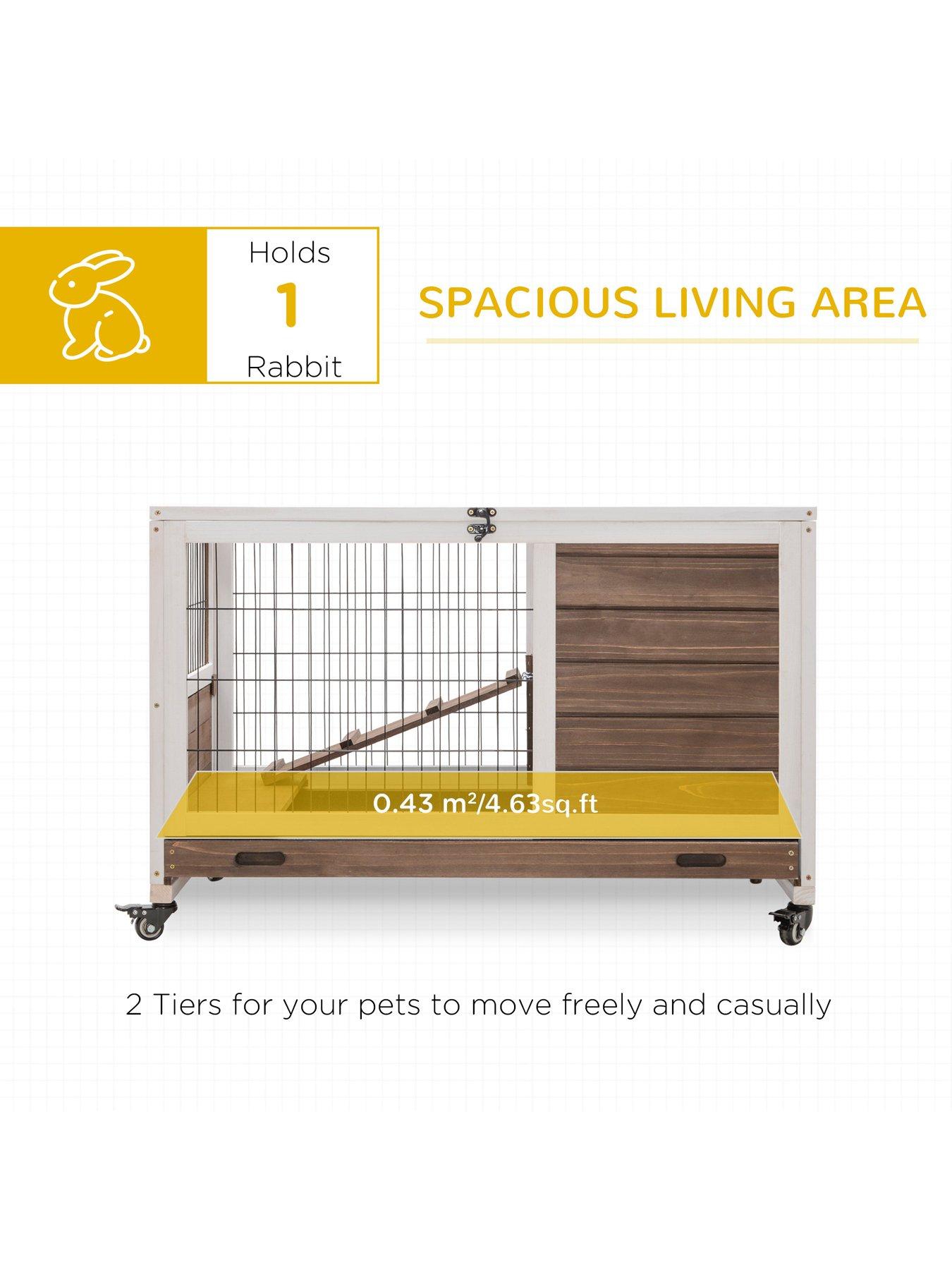 Image 7 of 7 of PawHut Rabbit Hutch