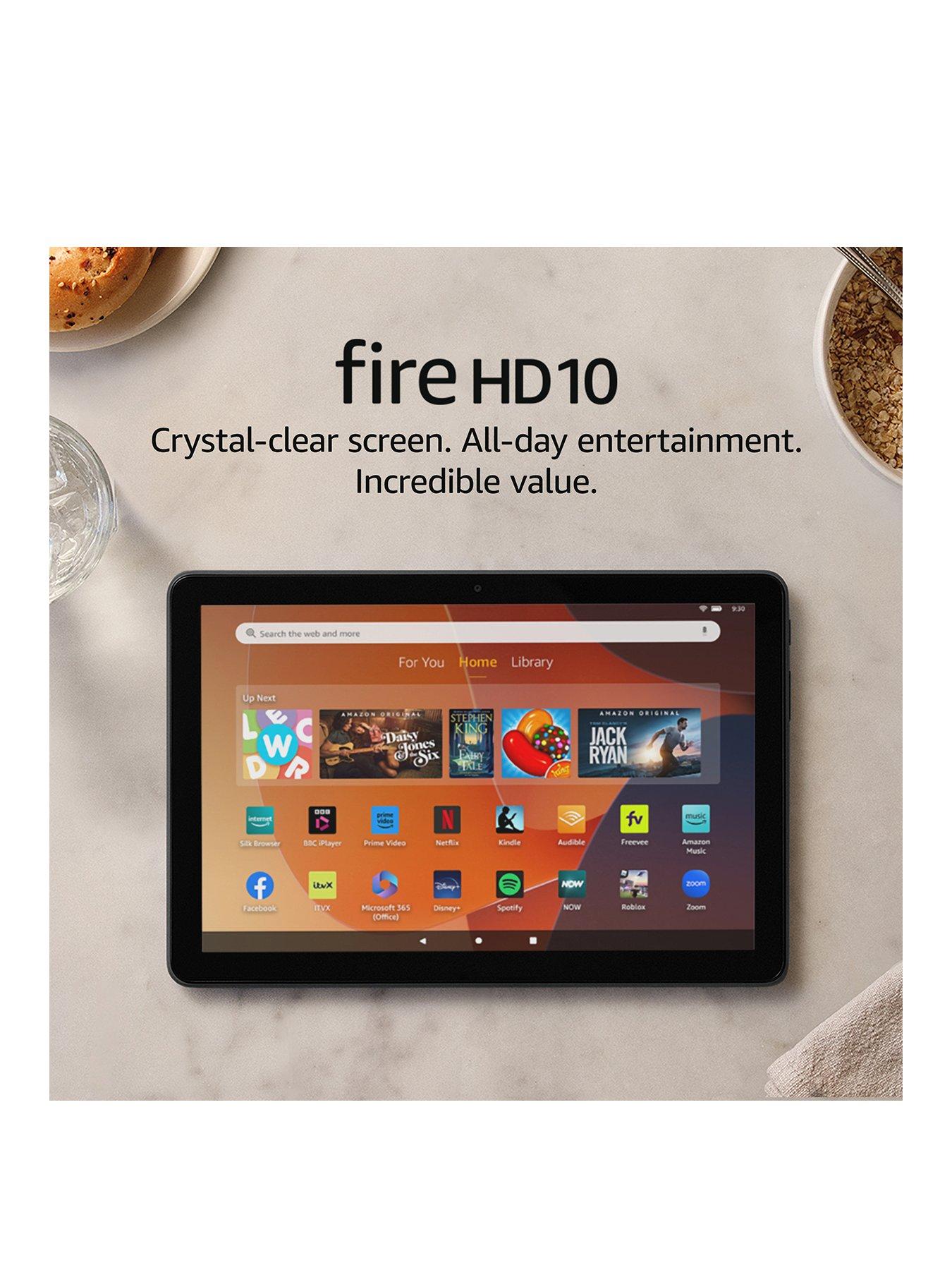 Image 2 of 7 of Amazon Fire HD 10 Tablet (2023 release) 32GB with ads - Black