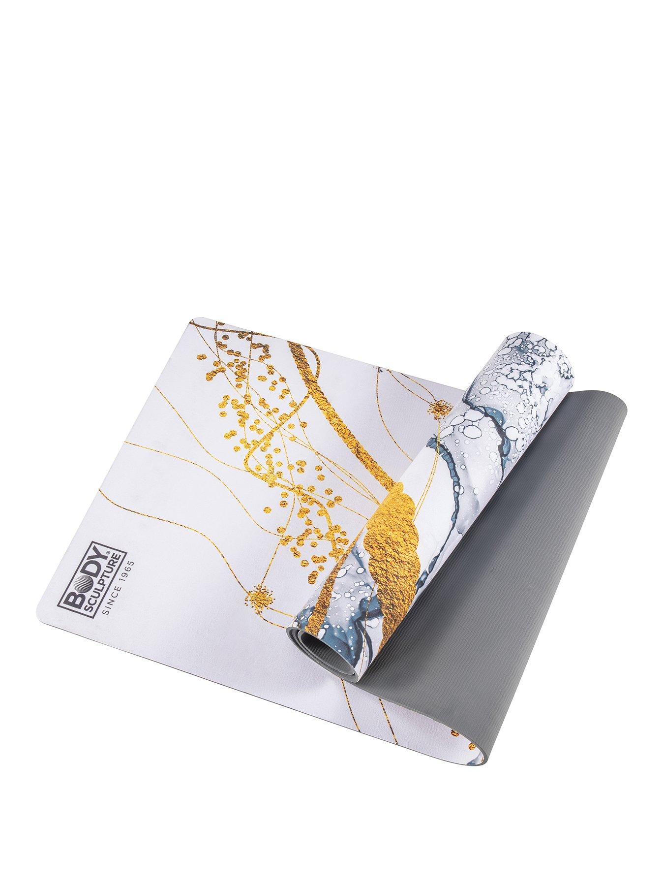 Image 2 of 6 of Body Sculpture Large Suede TPE Yoga/Exercise Mat - Marble