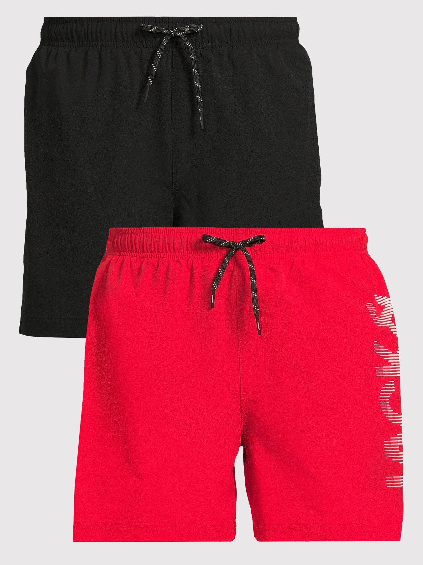undefined Maui Pack Logo And Solid Swim Shorts - Multi