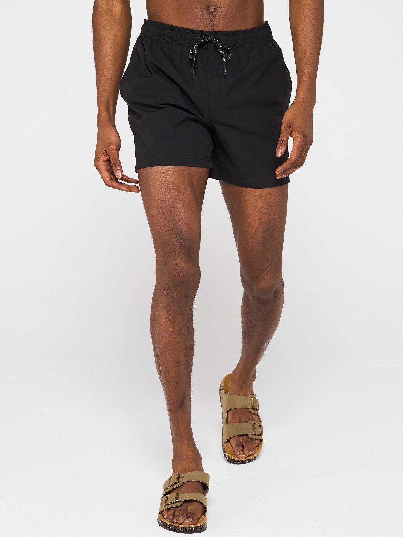 undefined Maui Logo Print Swim Shorts - Black