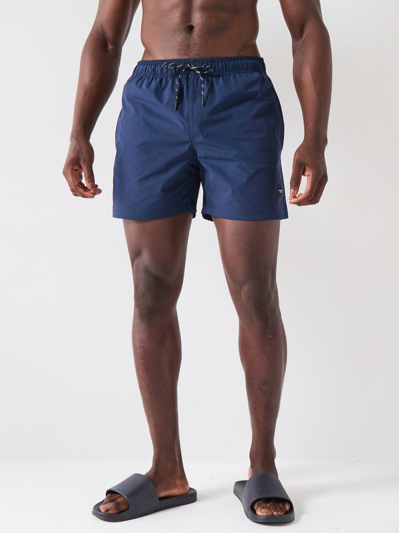undefined Maui Logo Print Swim Shorts - Navy Blazer