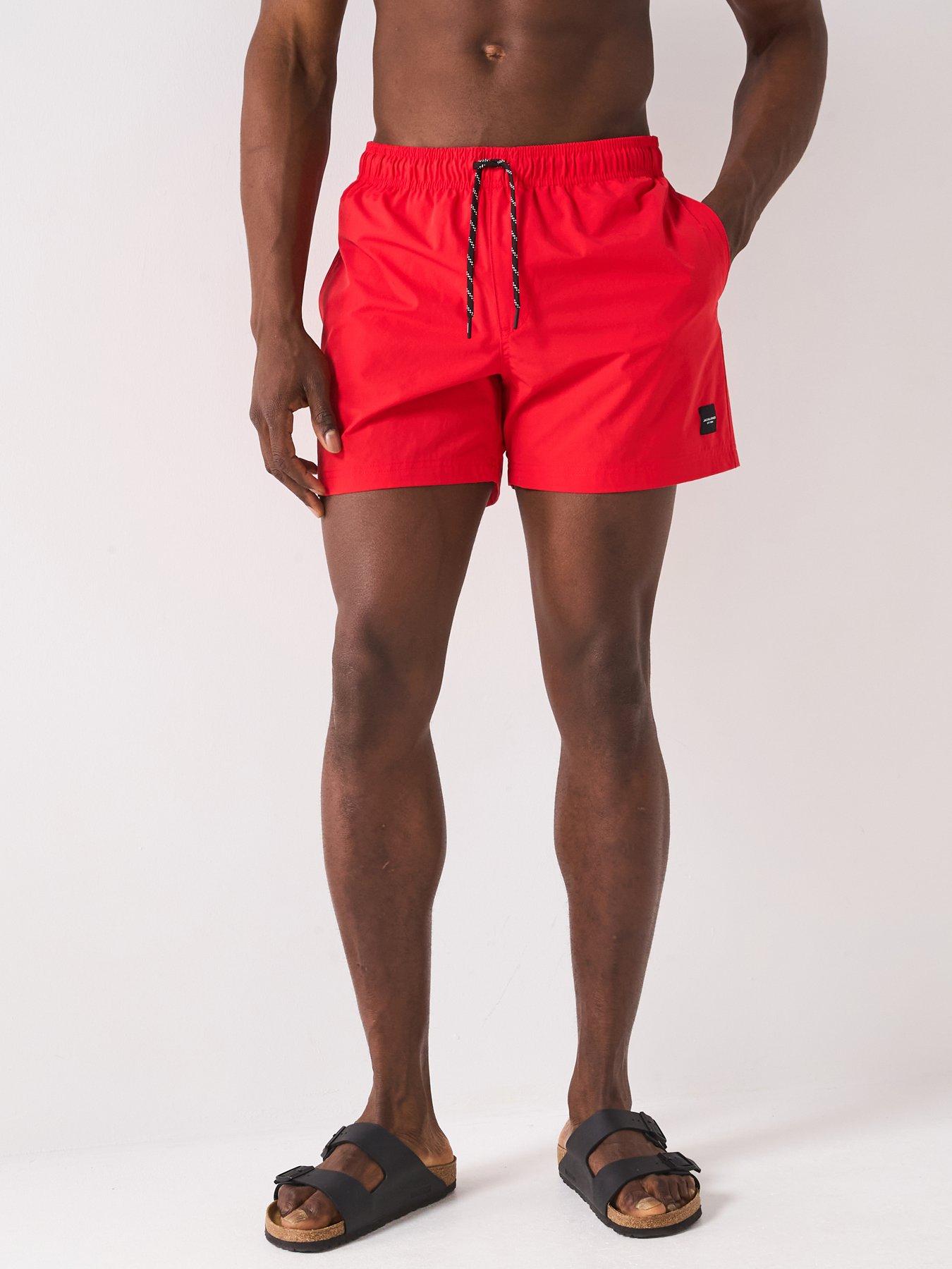 undefined Maui Logo Print Swim Shorts - True Red