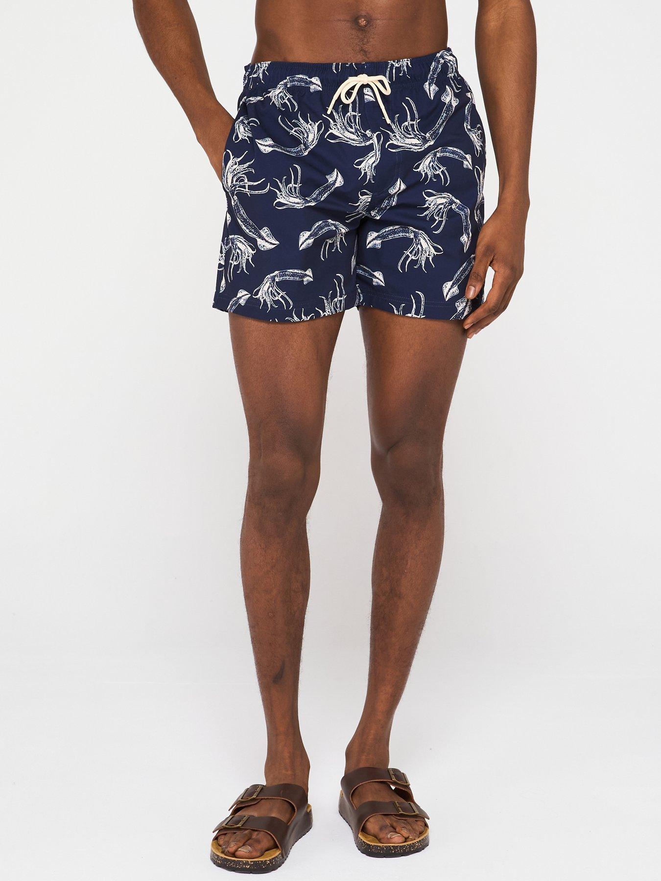 undefined Maui Printed Swim Shorts - New Navy