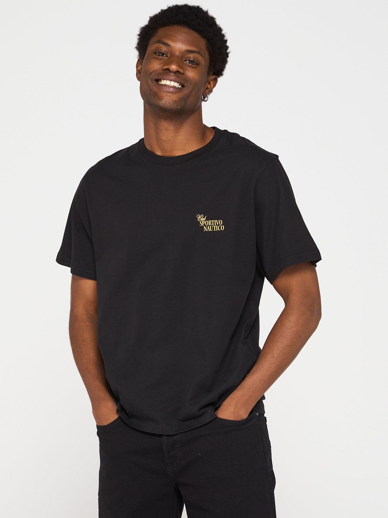 undefined Hydra Cutout Short Sleeve Crew Neck T-Shirt - Black