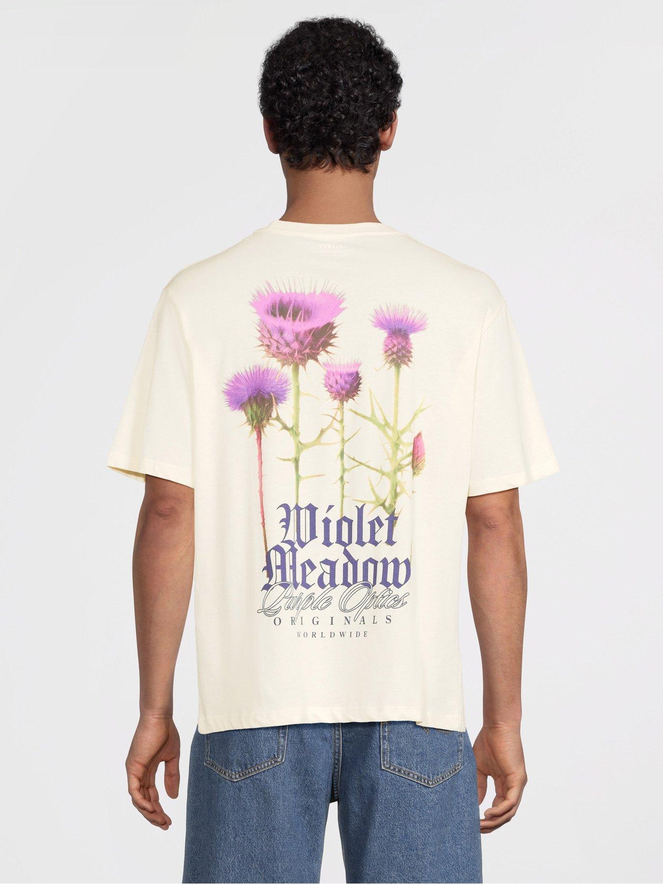undefined Grove Short Sleeve T-Shirt - Cream