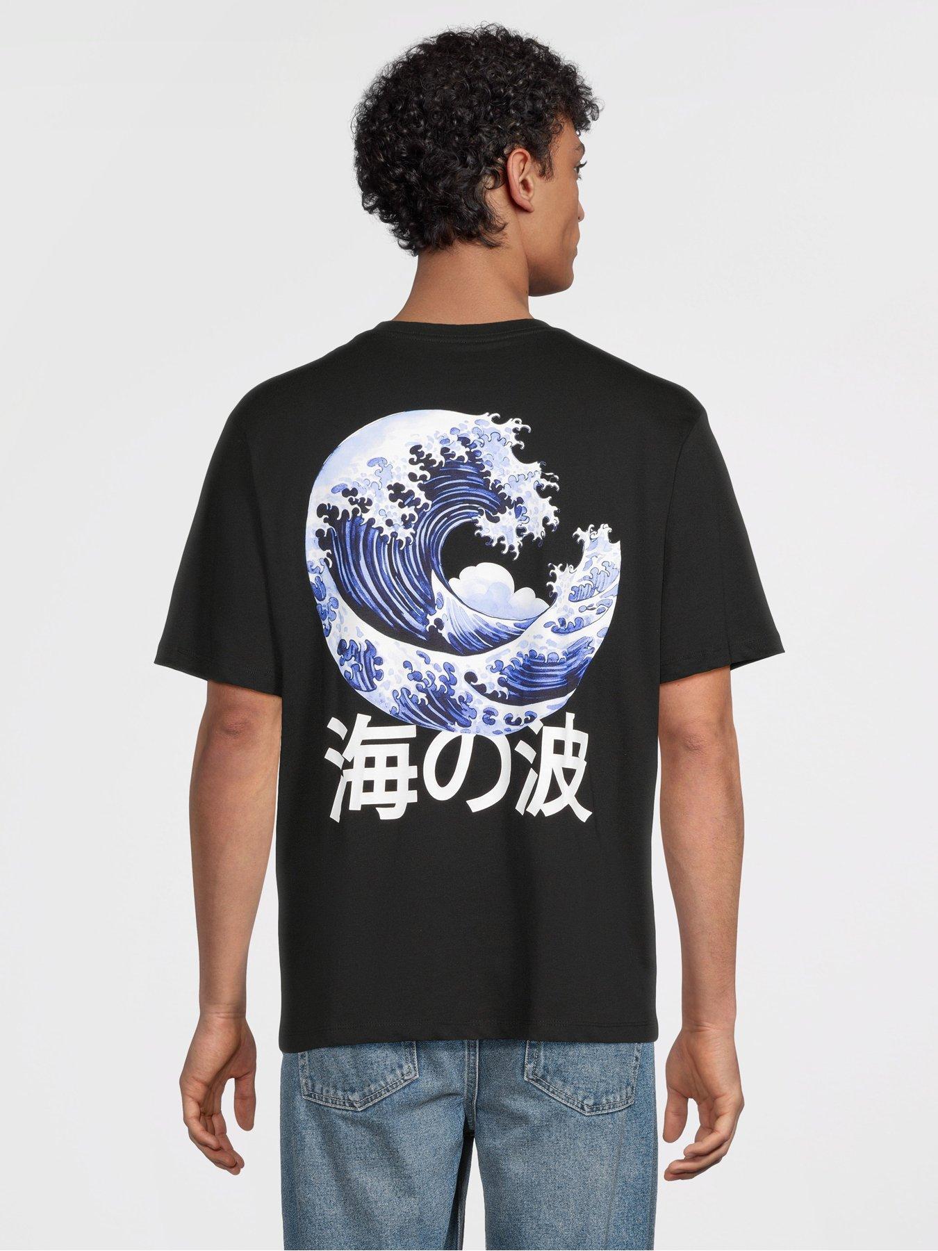 undefined Fuji Short Sleeve Crew Neck T-Shirt - Black