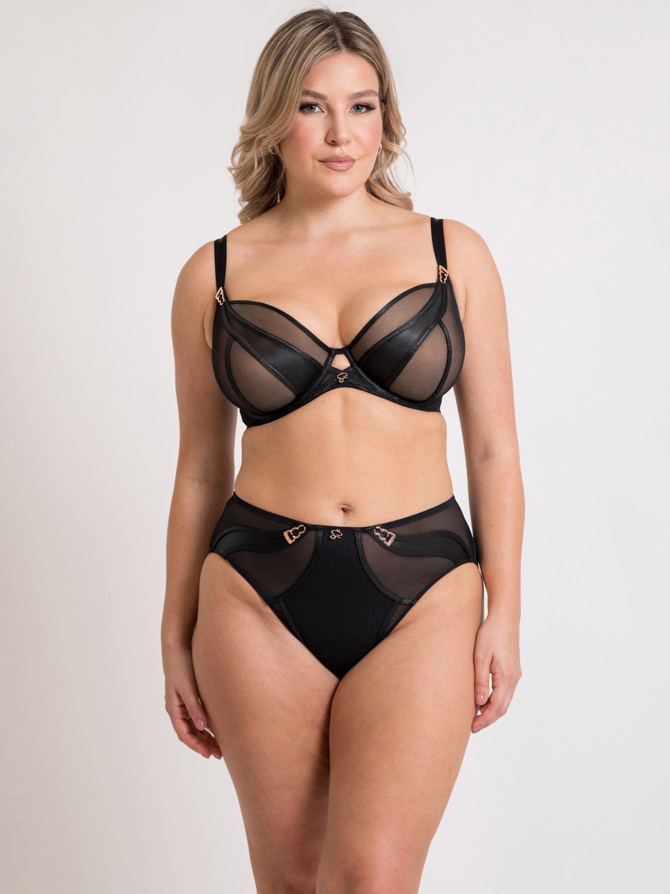 undefined Scantilly By Curvy Kate Suspense Plunge Bra - Black