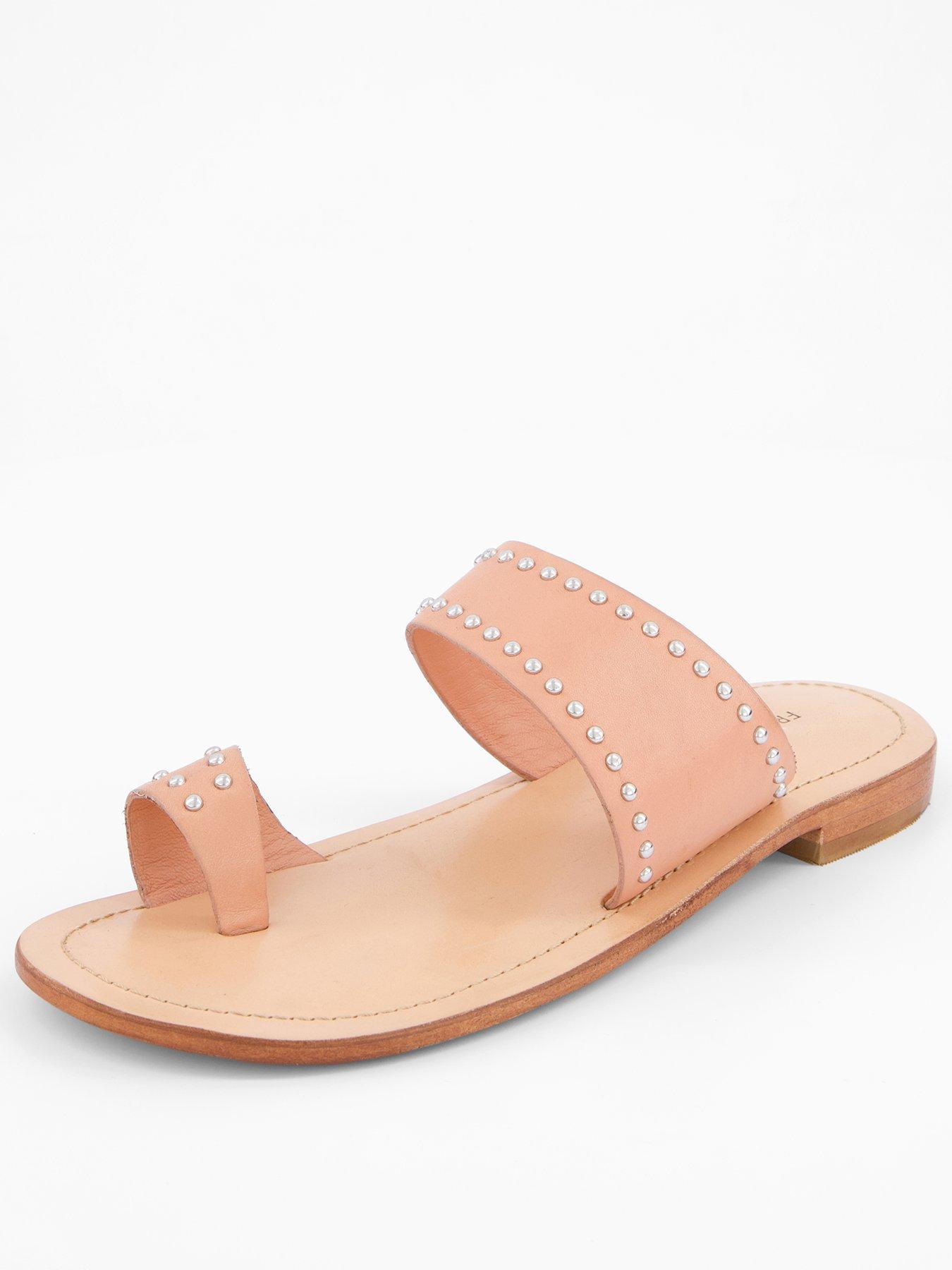 FREE PEOPLE Amelie Tiny Stud Sandal - Light Brown