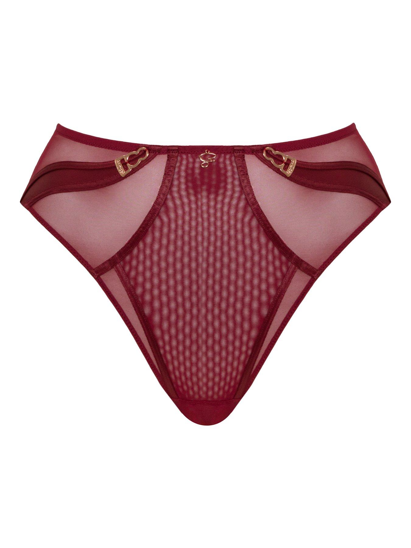 Image 5 of 6 of Curvy Kate Scantilly By Curvy Kate Suspense High Waist Brief - Sangria