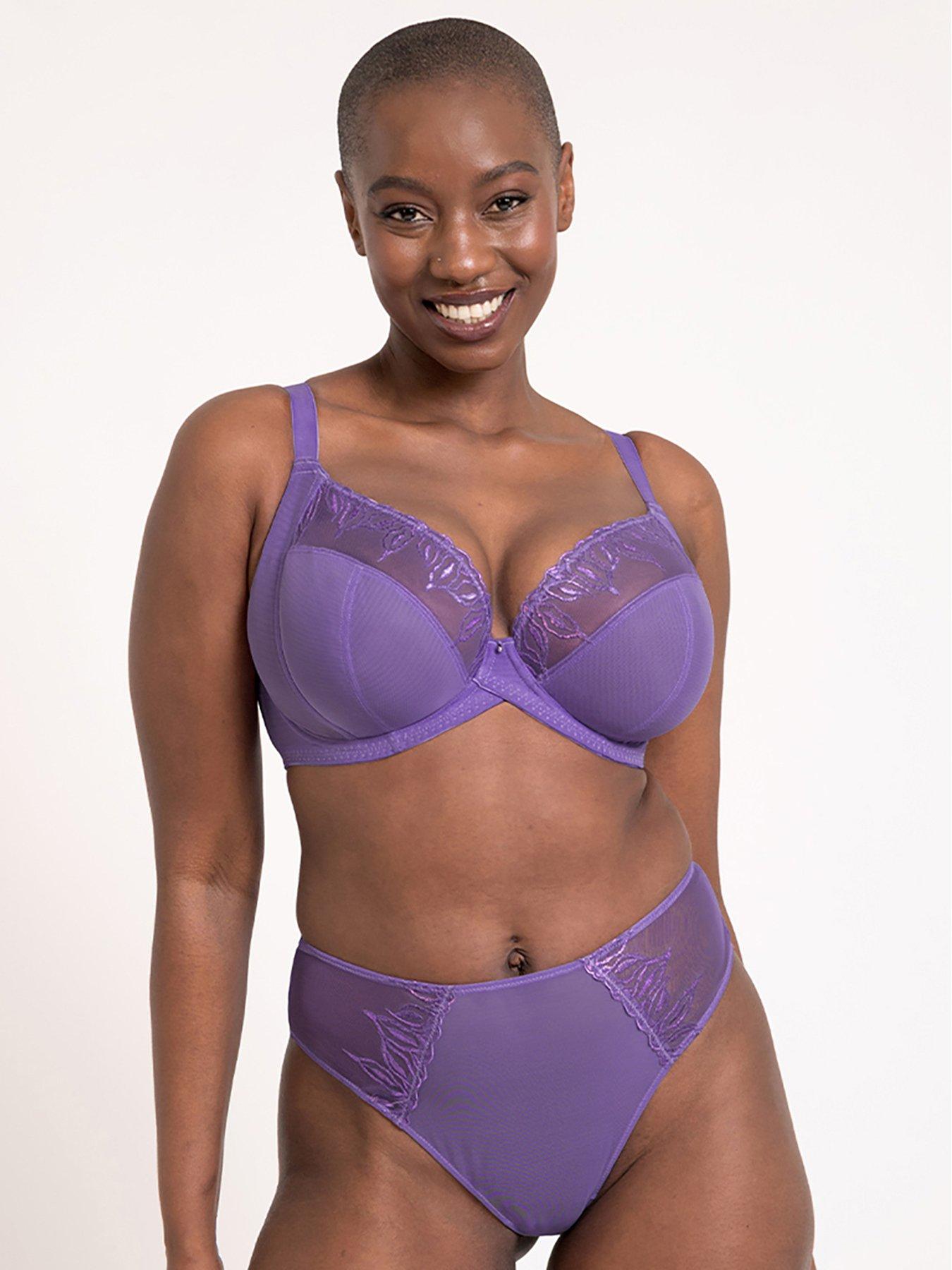 undefined Flare Deep Thong - Amethyst Purple