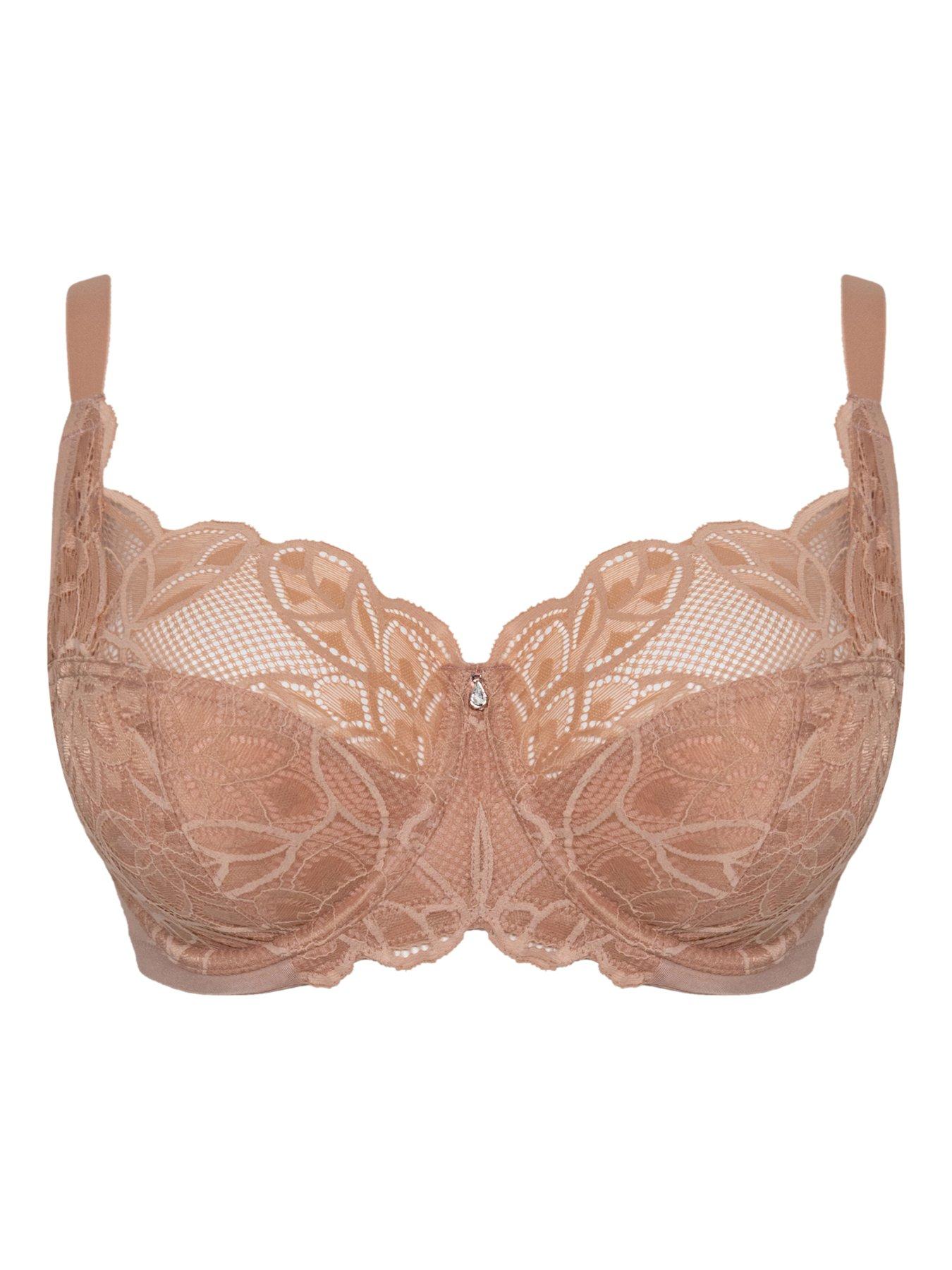Image 5 of 5 of Curvy Kate Lovelace Side Support Balcony Bra - Latte