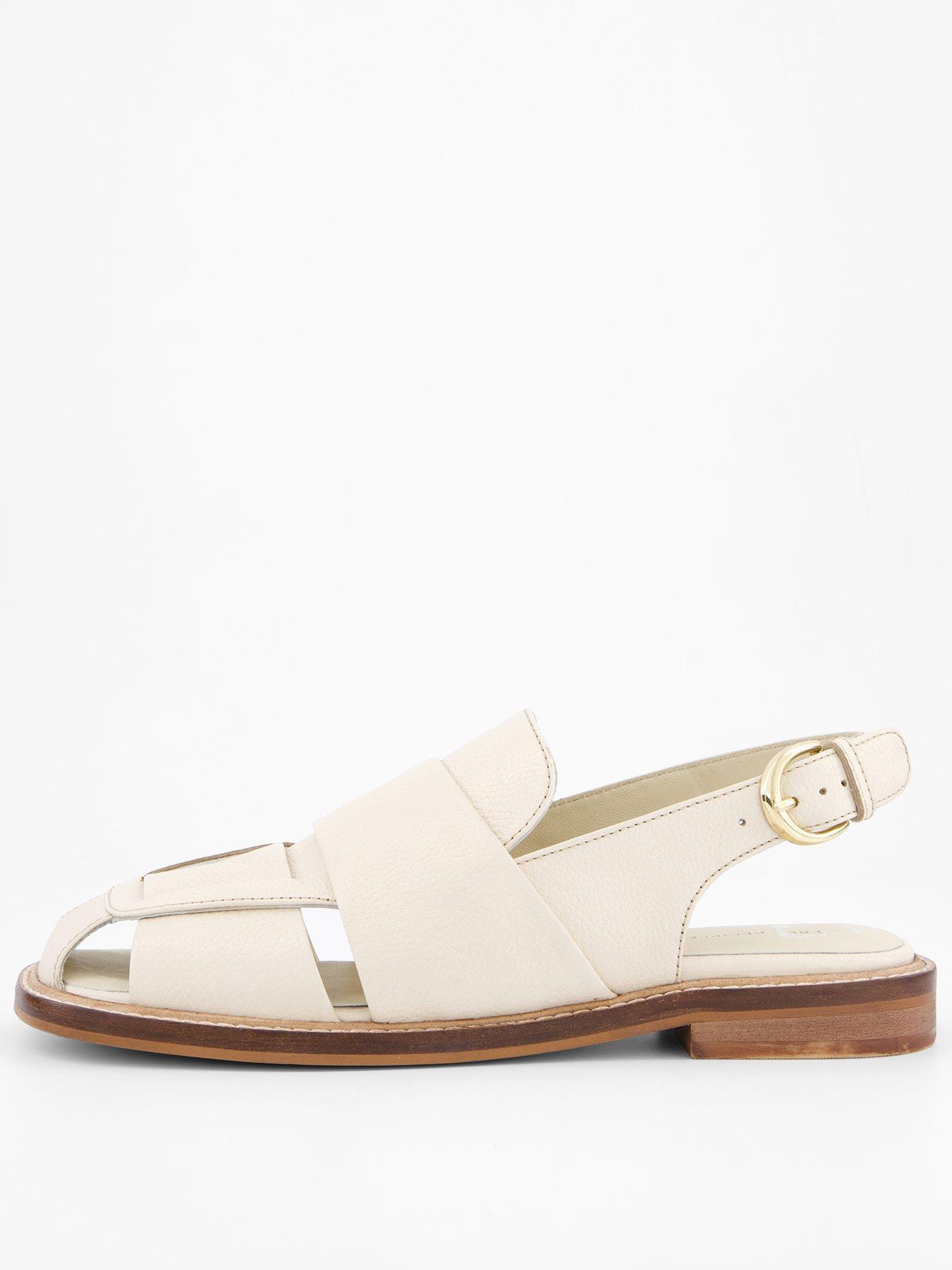 FREE PEOPLE Libby Fisher Flat - Cream