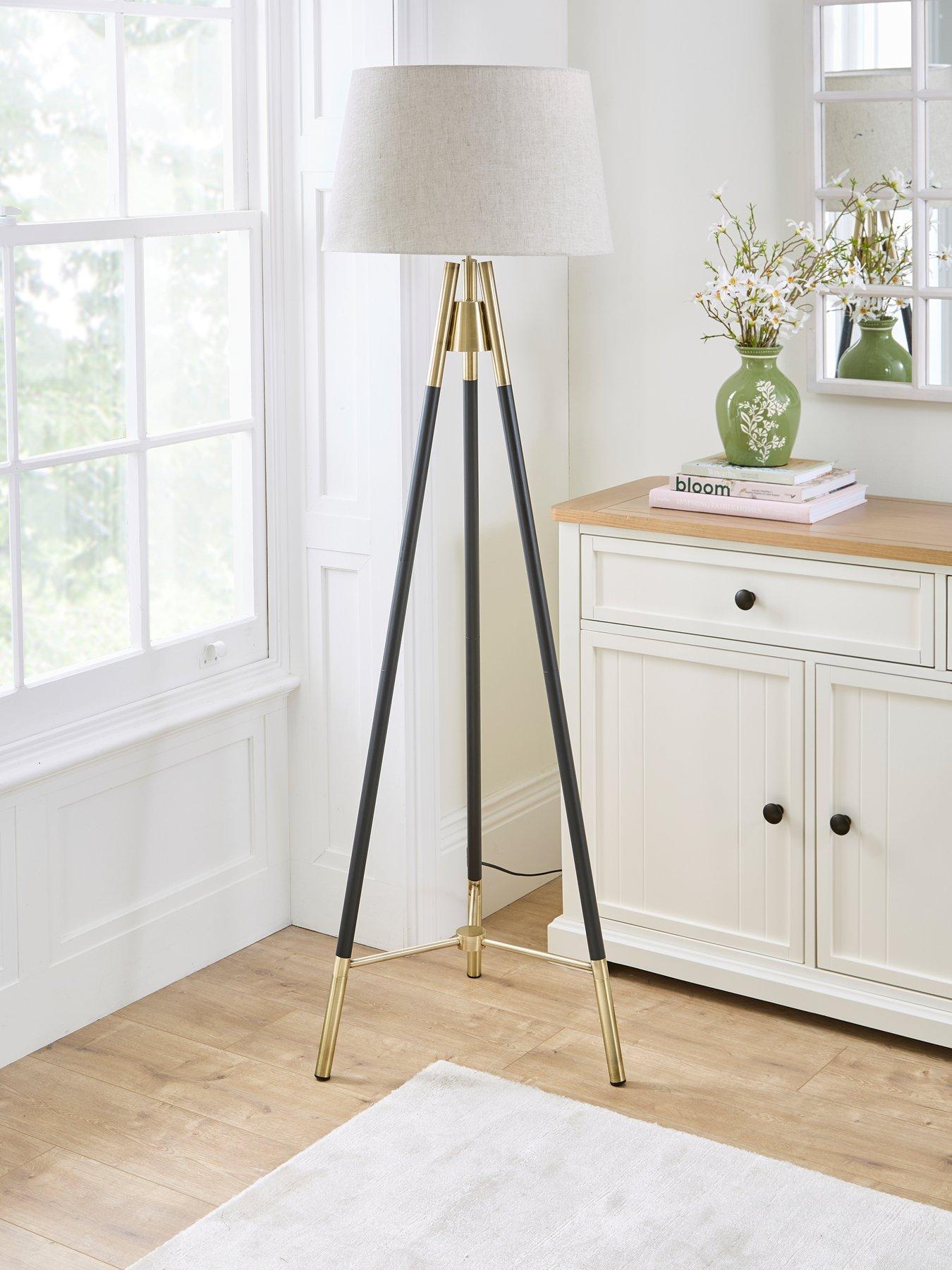 very-home-two-tone-tripod-floor-lamp