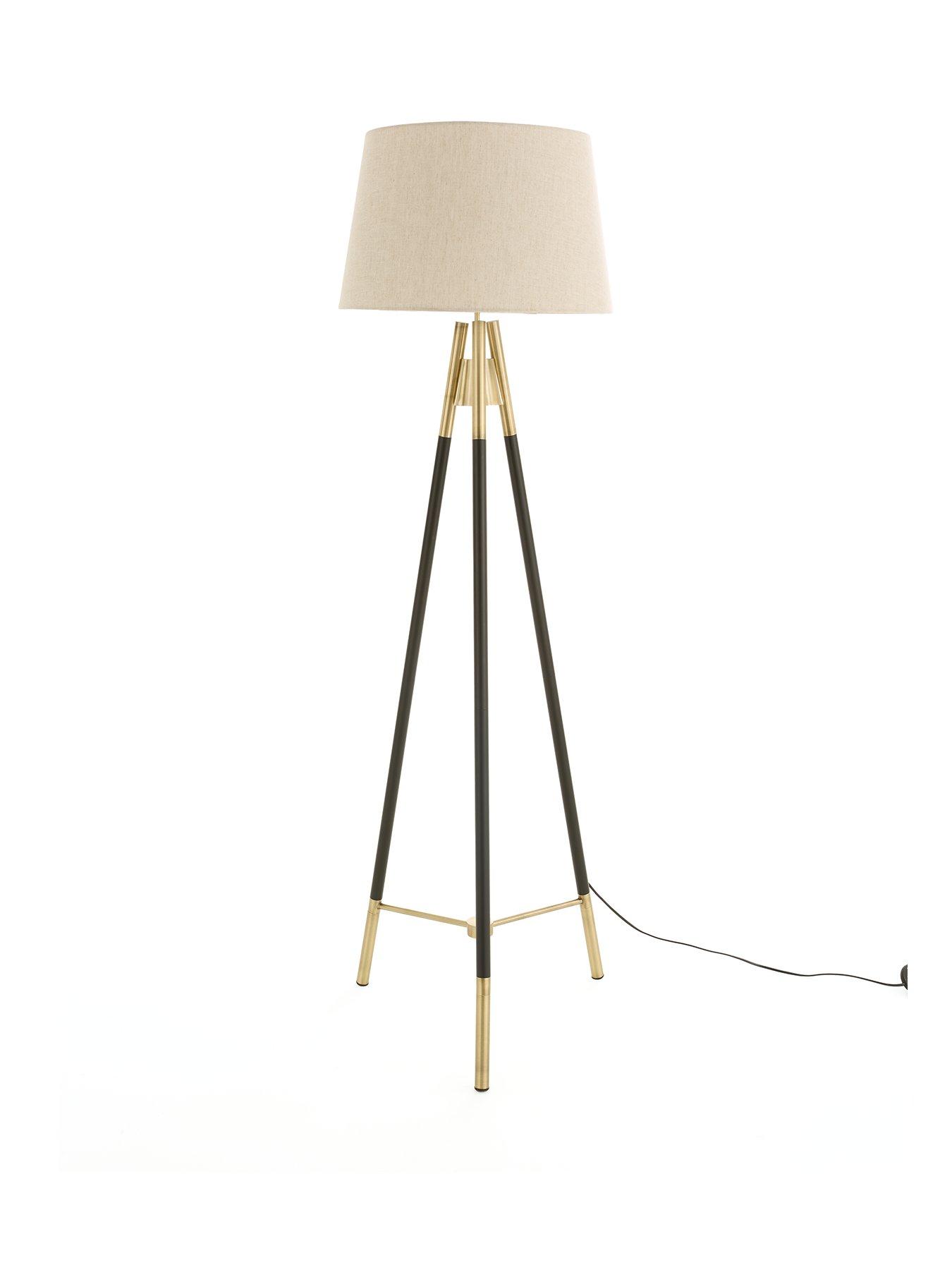 Image 2 of 4 of The Very Collection Two Tone Tripod Floor Lamp