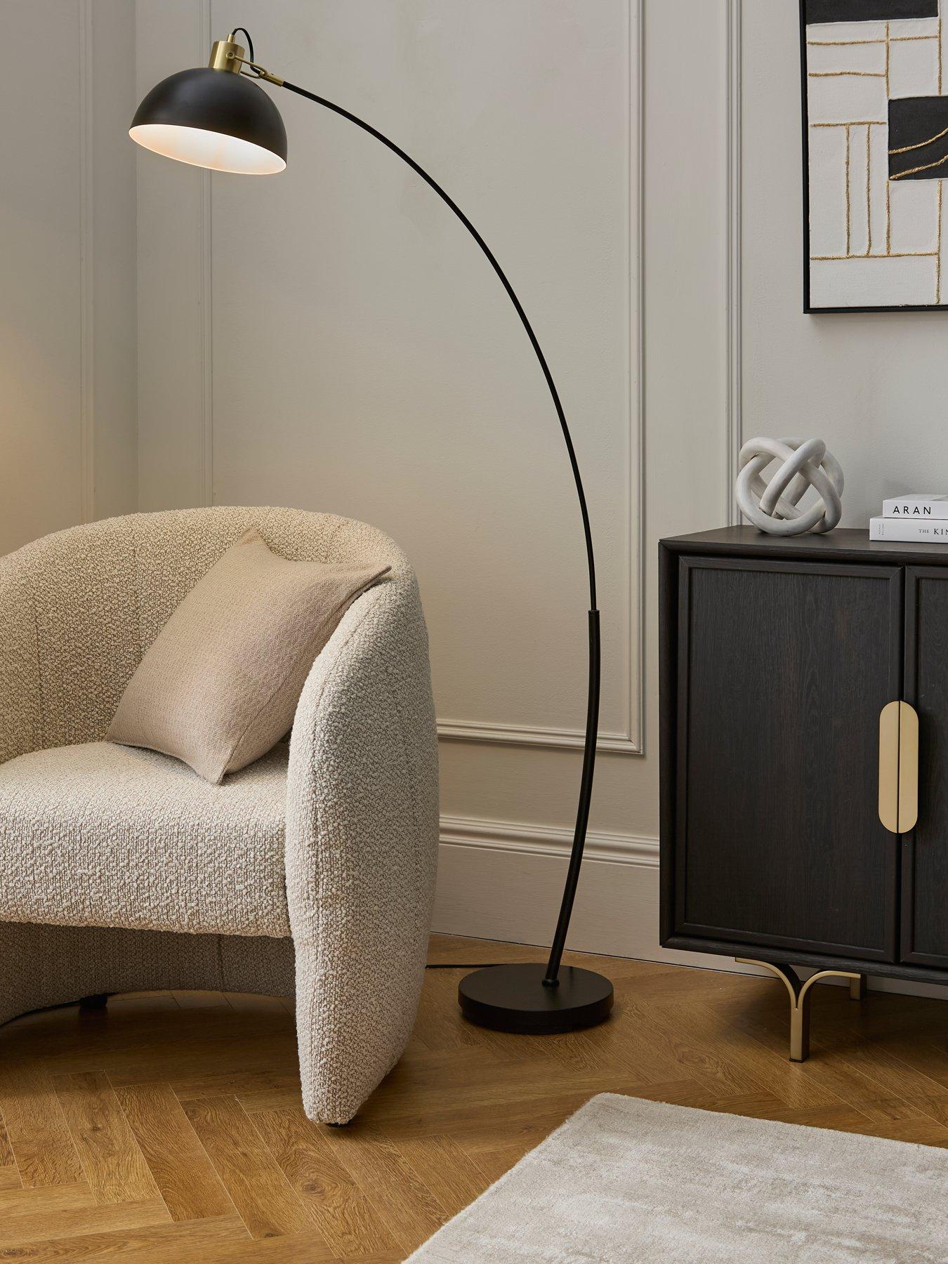 undefined Arc Floor Lamp with Gold