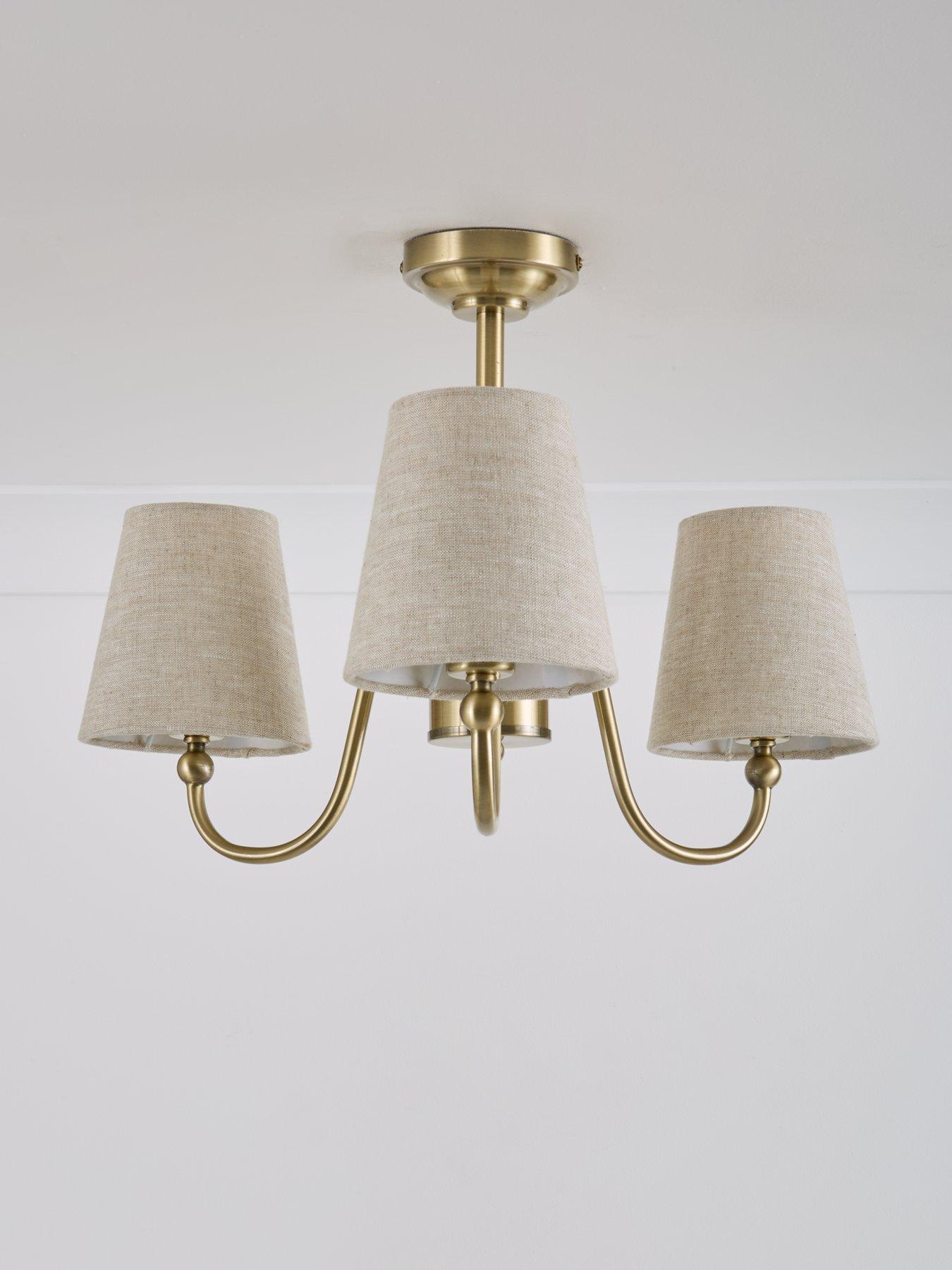 Image 1 of 4 of The Very Collection Heritage 3 Light Semi-Flush