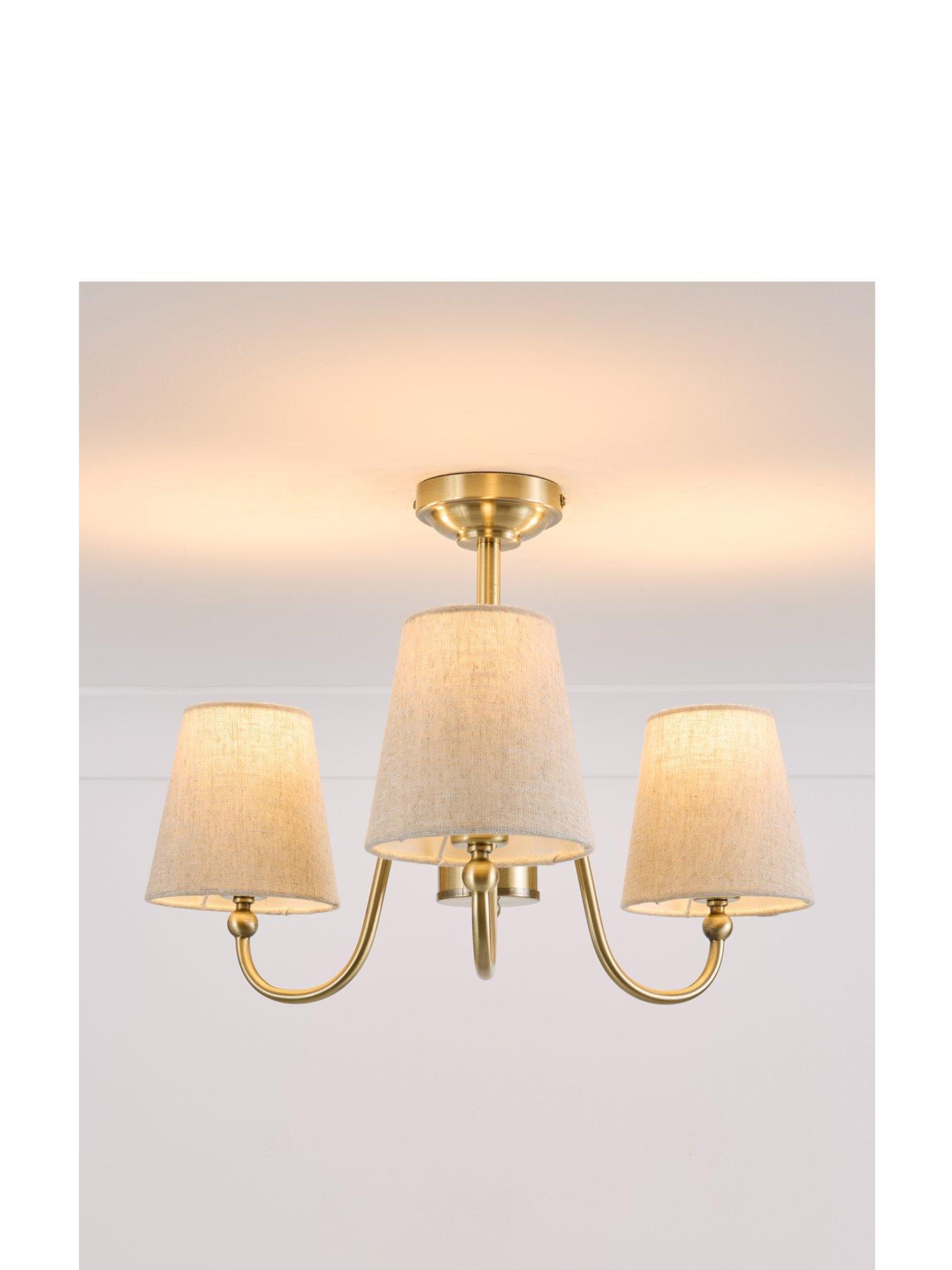 Image 2 of 4 of The Very Collection Heritage 3 Light Semi-Flush