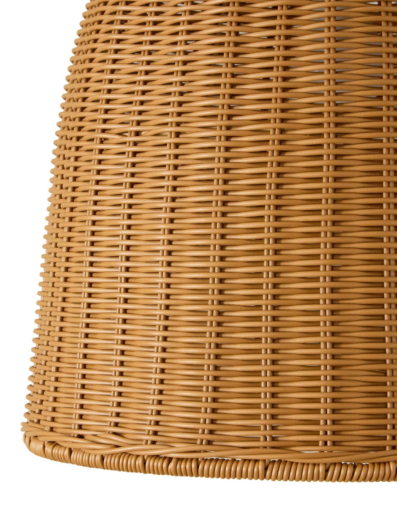 Michelle Keegan Home Mk Rattan Easy Fit Shade With Poly Material 40Cm ...