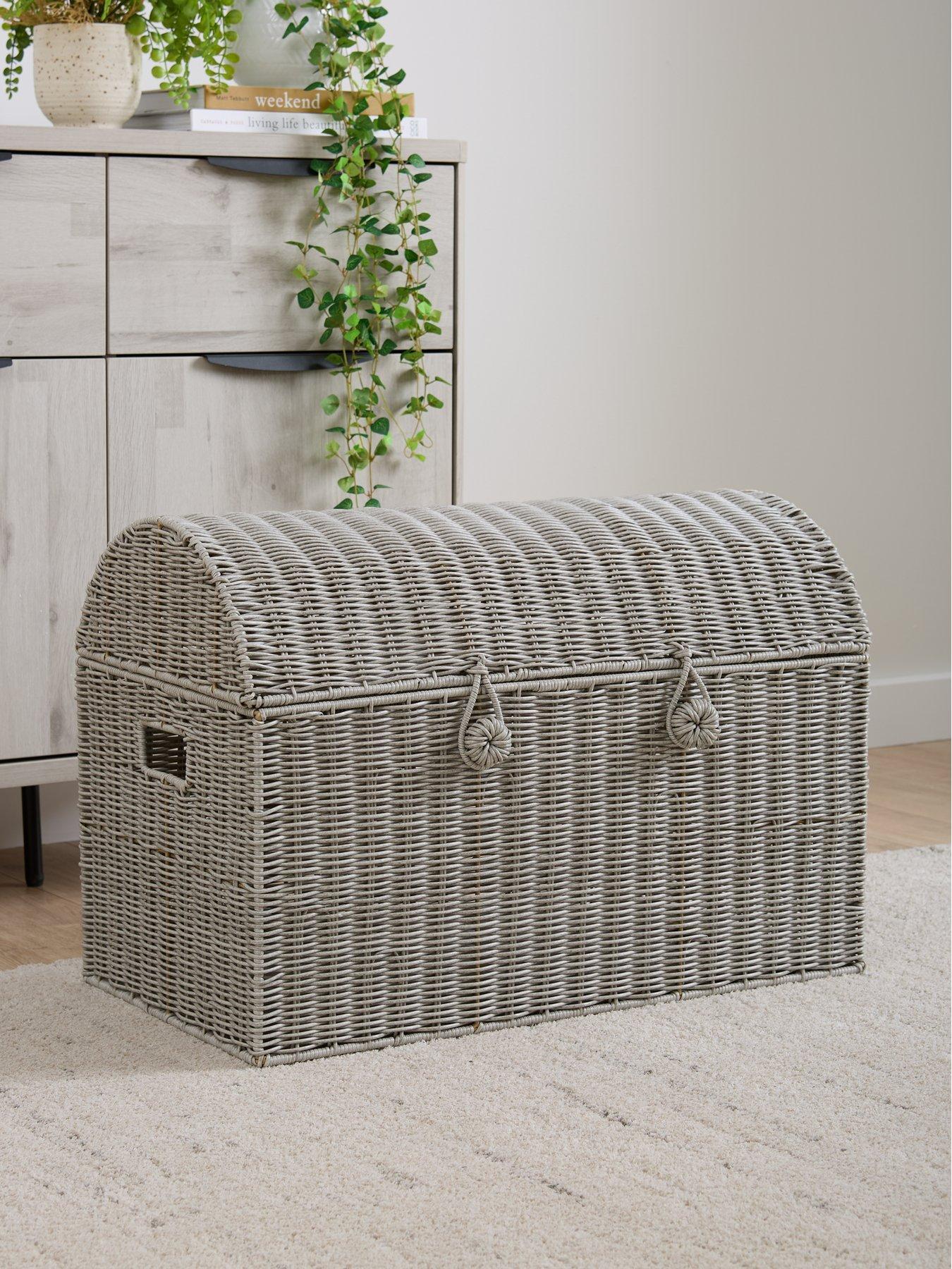Image 1 of 6 of The Very Collection Medium Poly Rattan Storage Chest