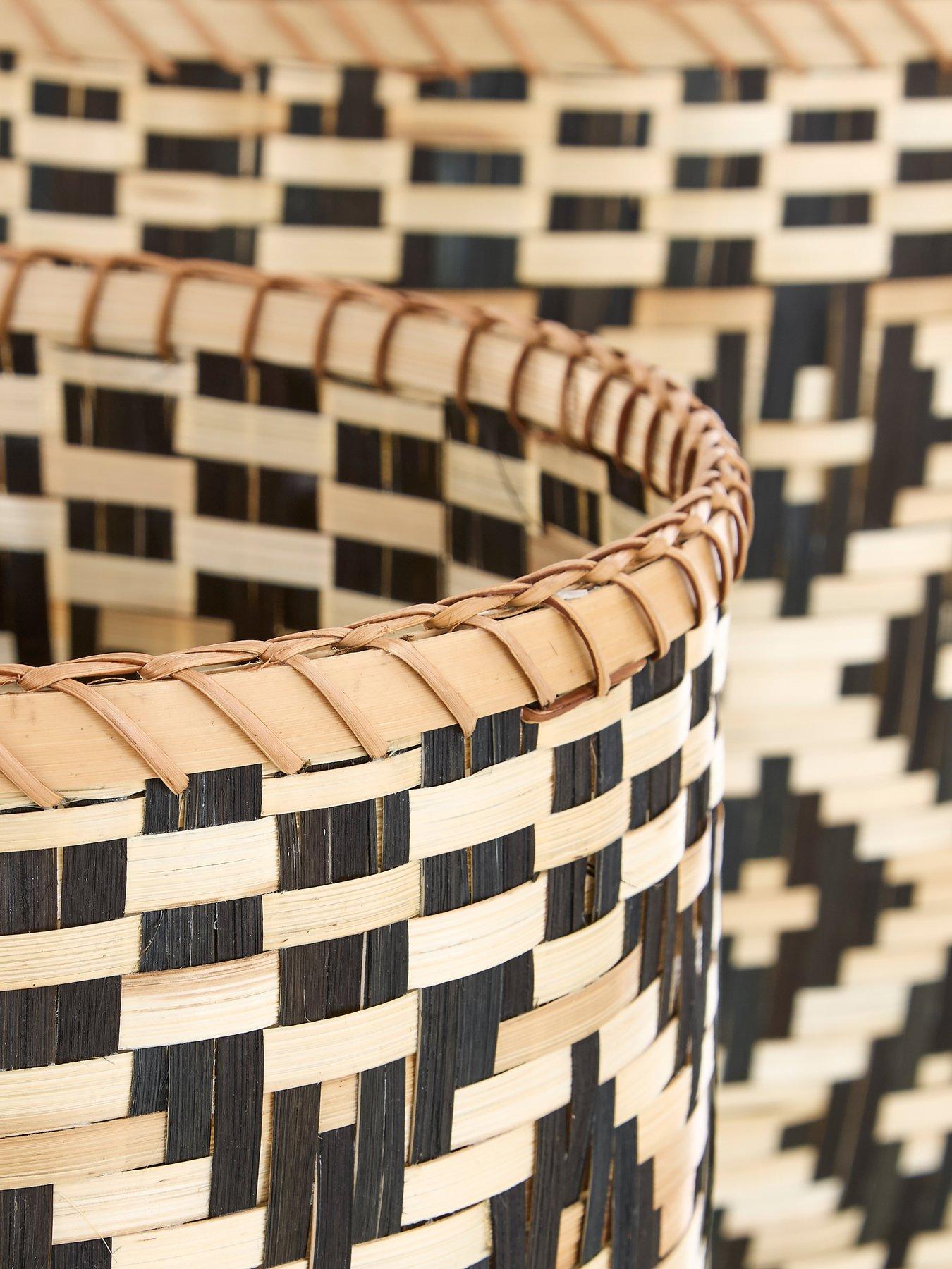 Image 5 of 6 of The Very Collection Set of 2 Western Bamboo Baskets
