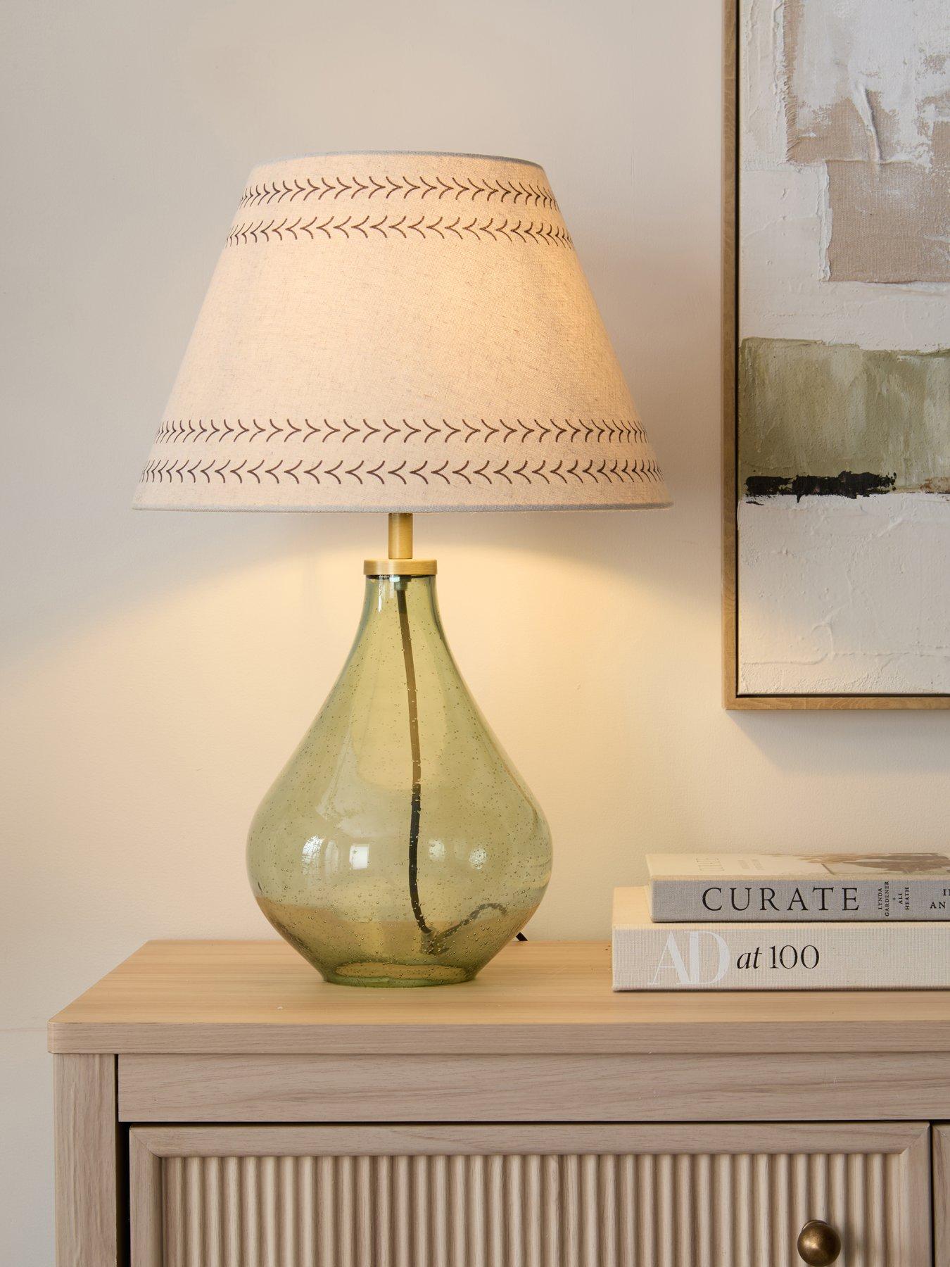 Michelle Keegan Home: MK Tinted Glass Table Lamp