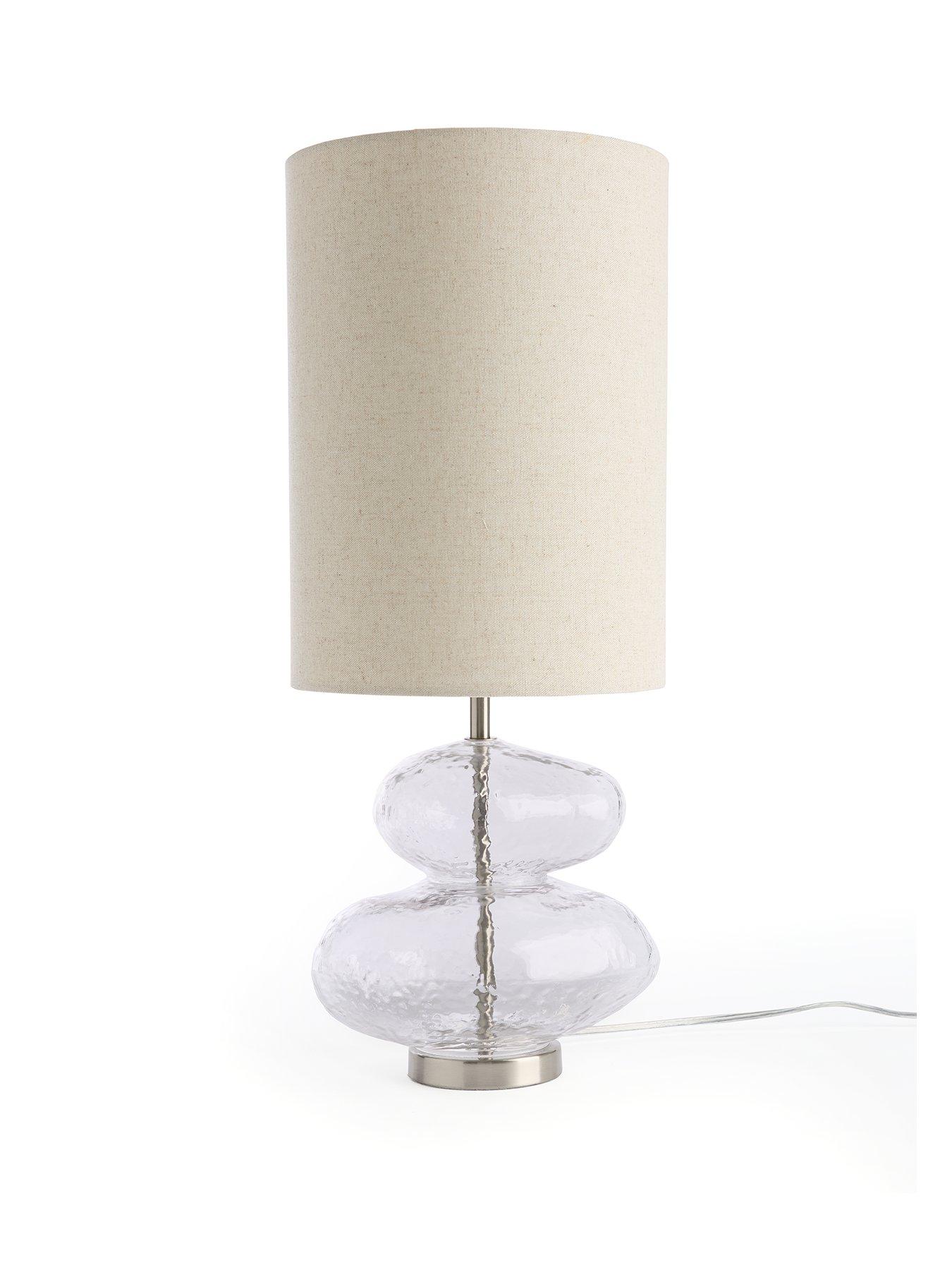Image 2 of 7 of The Very Collection Glass Table Lamp