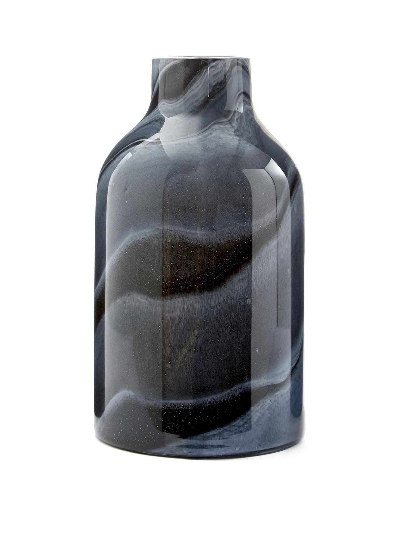 Image 2 of 3 of The Very Collection Dark Swirl Glass Vase
