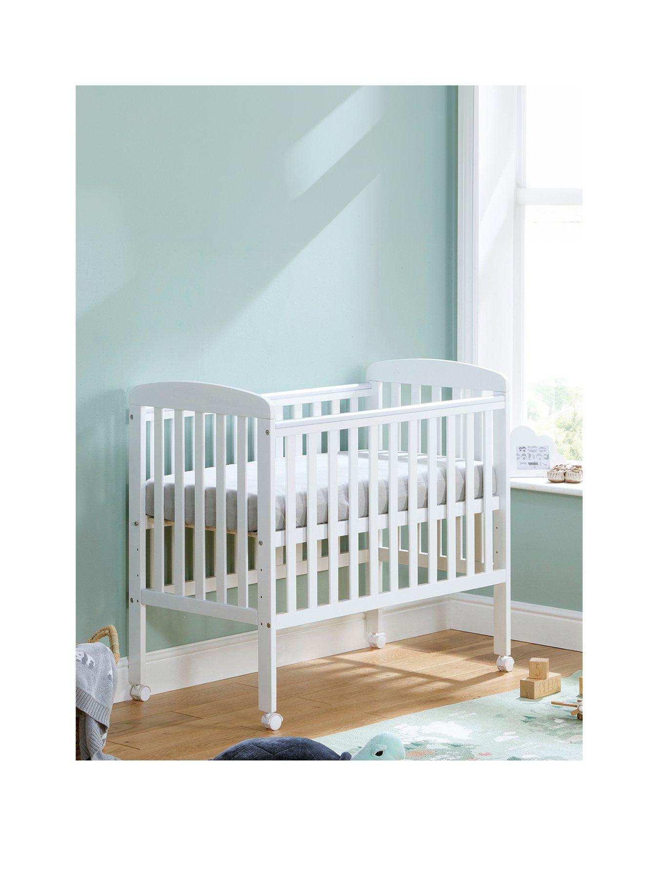 Image 3 of 8 of Babymore Space Saver Cot - White
