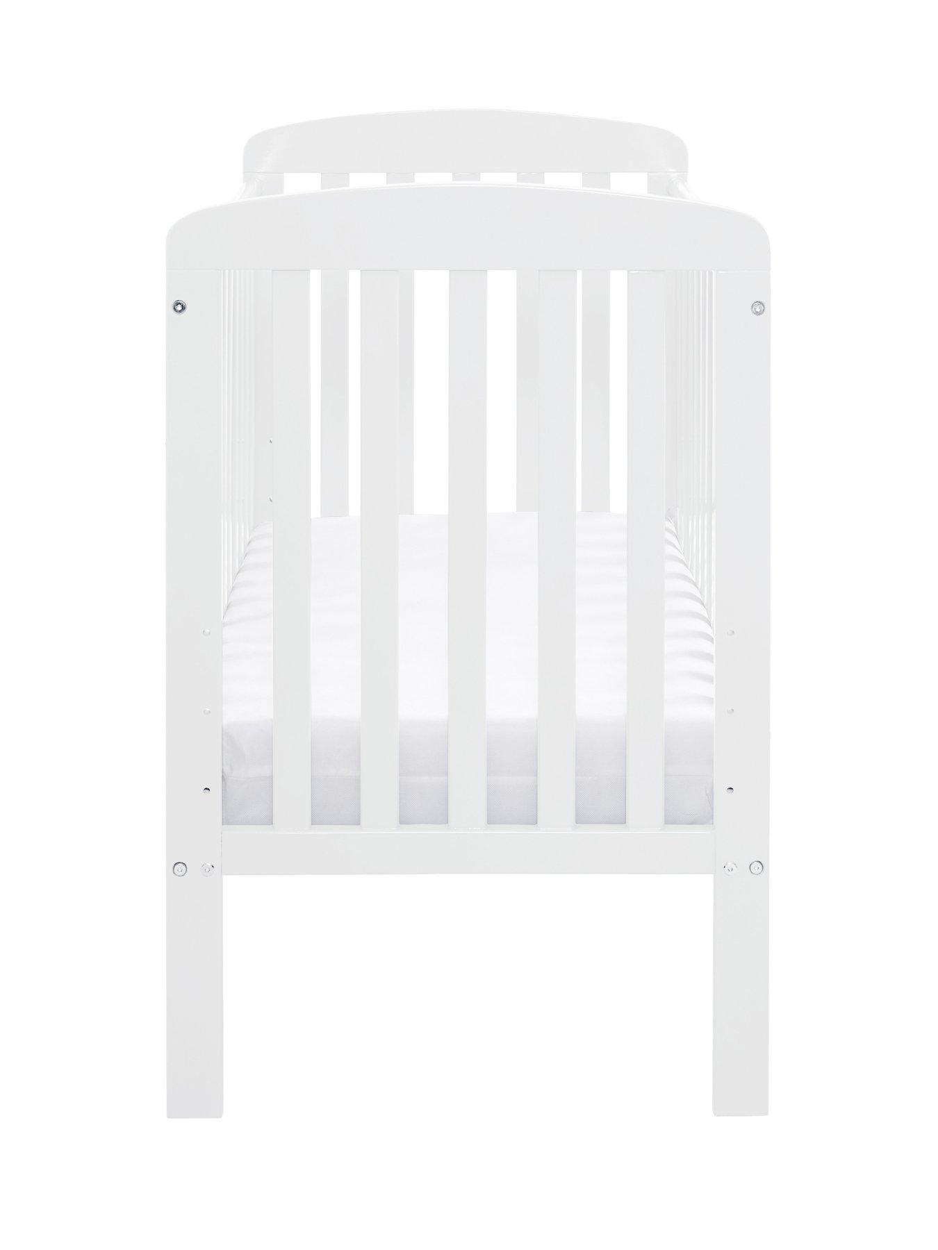 Image 5 of 8 of Babymore Space Saver Cot - White