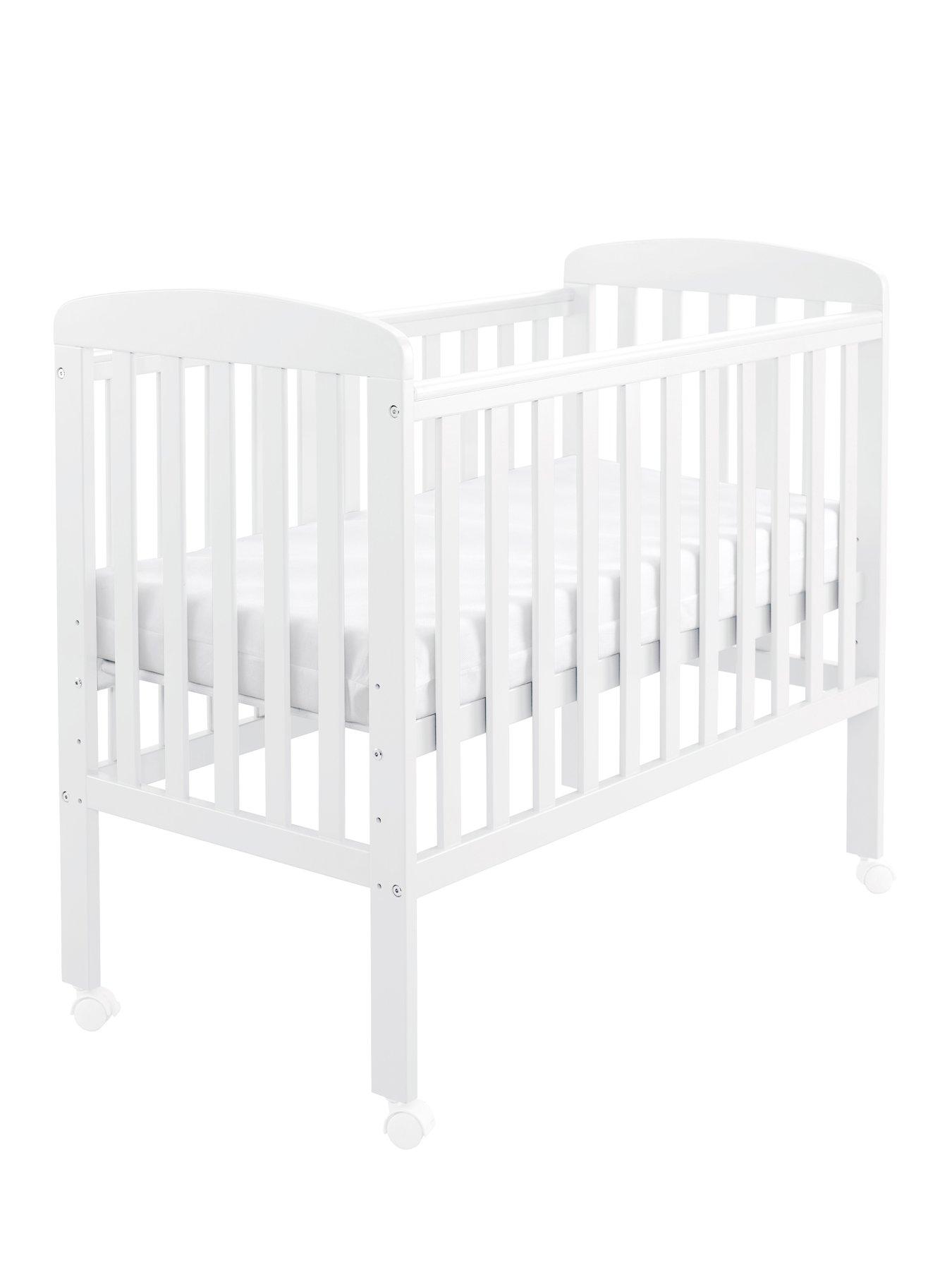Image 7 of 8 of Babymore Space Saver Cot - White