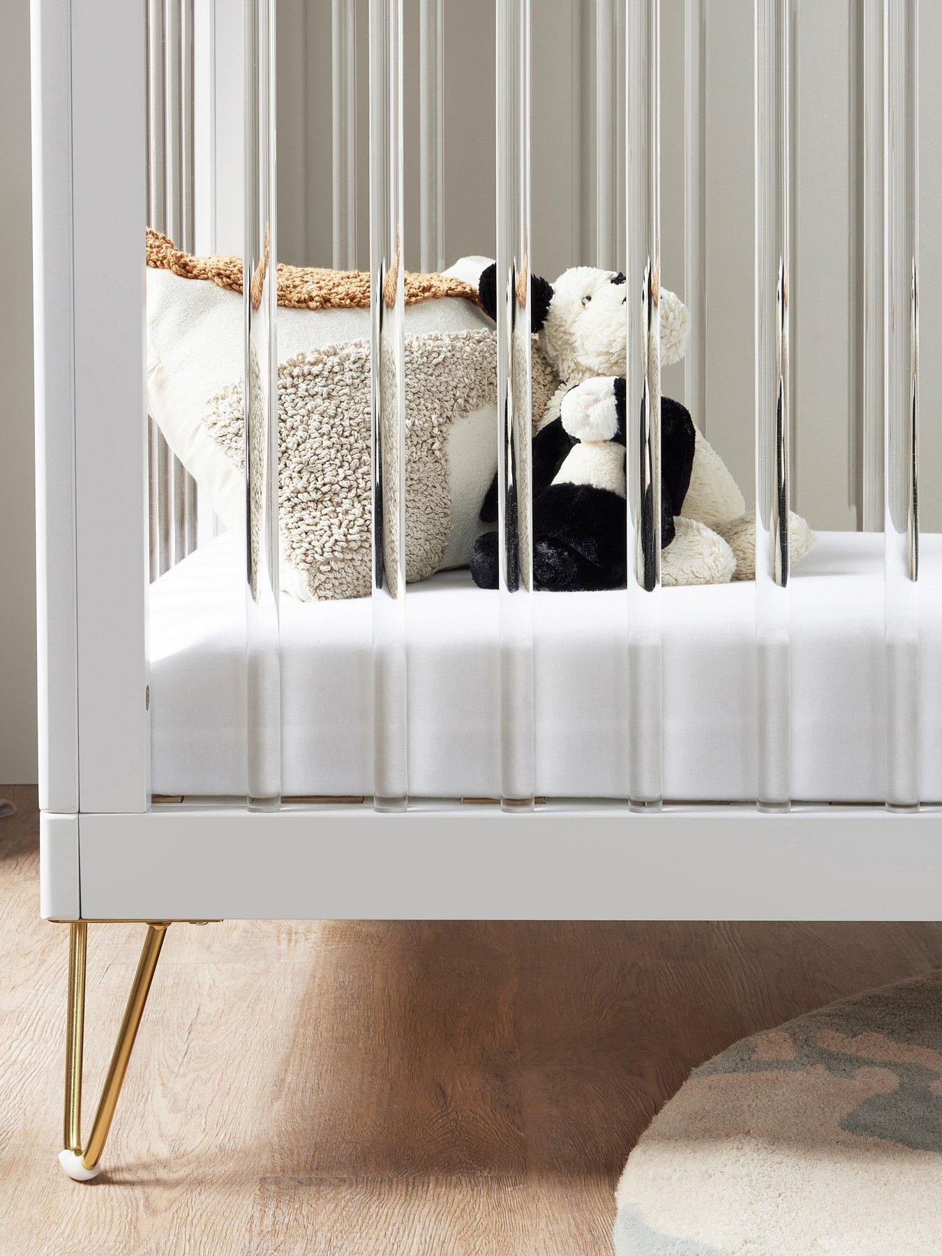 Image 4 of 6 of Babymore Kimi Cot Bed - Acrylic