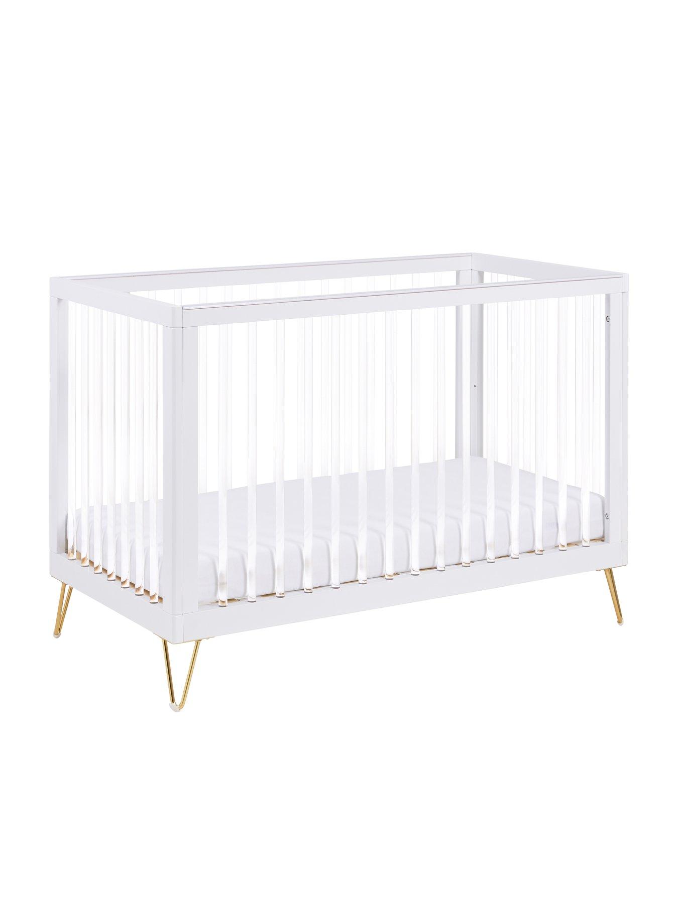 Image 5 of 6 of Babymore Kimi Cot Bed - Acrylic