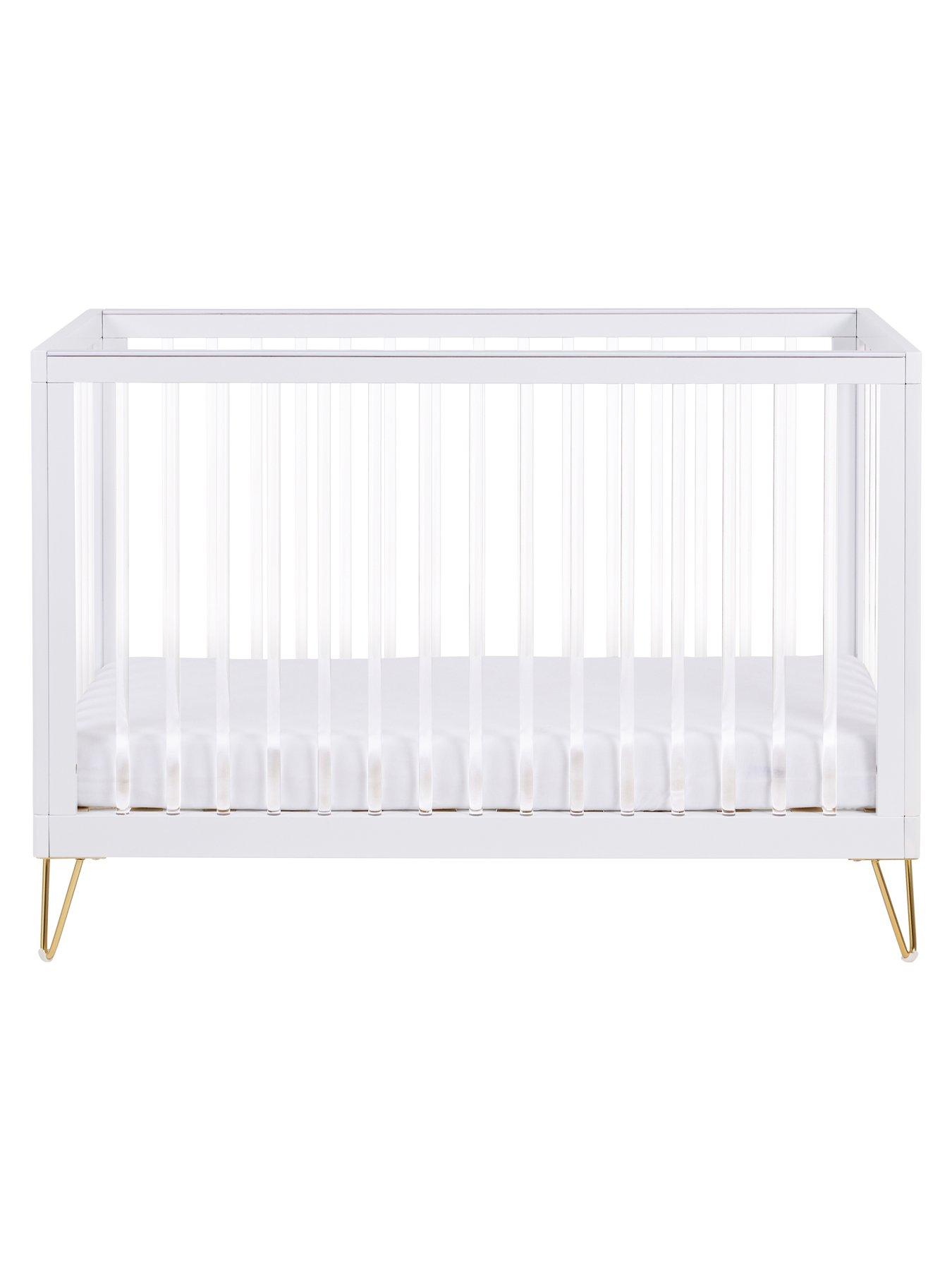 Image 6 of 6 of Babymore Kimi Cot Bed - Acrylic